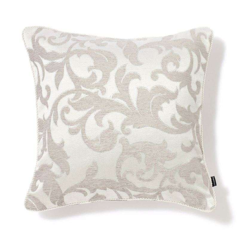 Jq Damask Cushion Cover 450 X 450 Grey