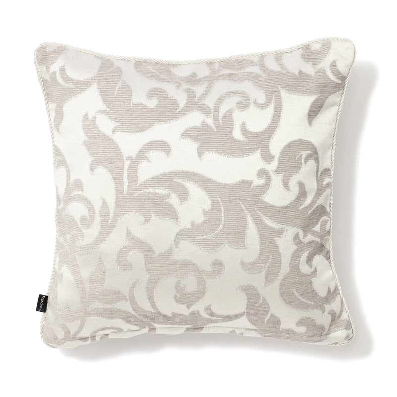 Jq Damask Cushion Cover 450 X 450 Grey