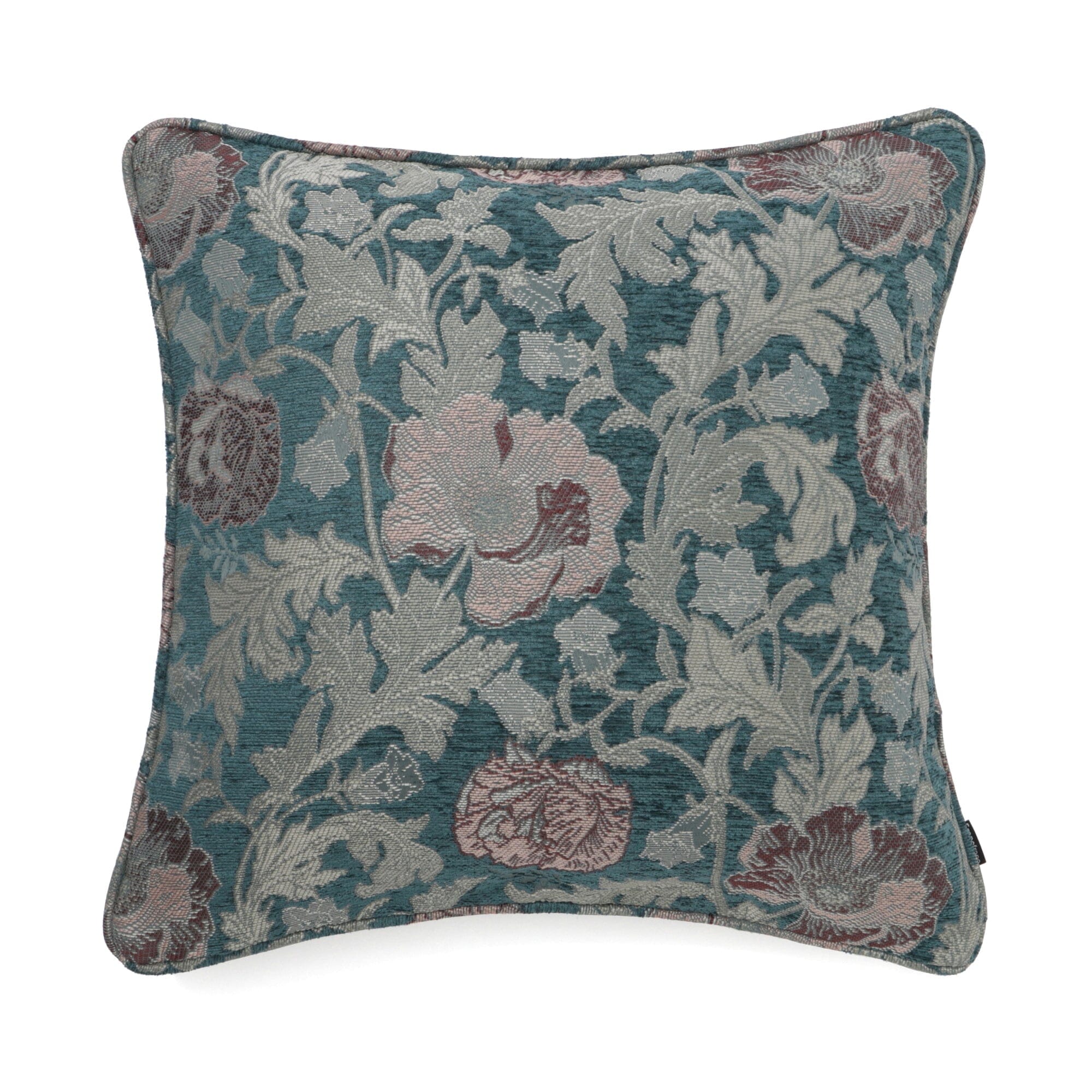 JQ Flower Cushion Cover 450 x 450 Green