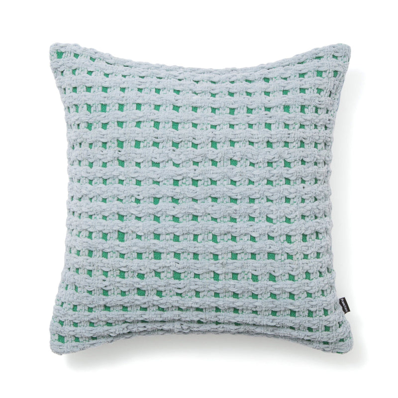 Chnl Check B Cushion Cover 450 X 450 Blue