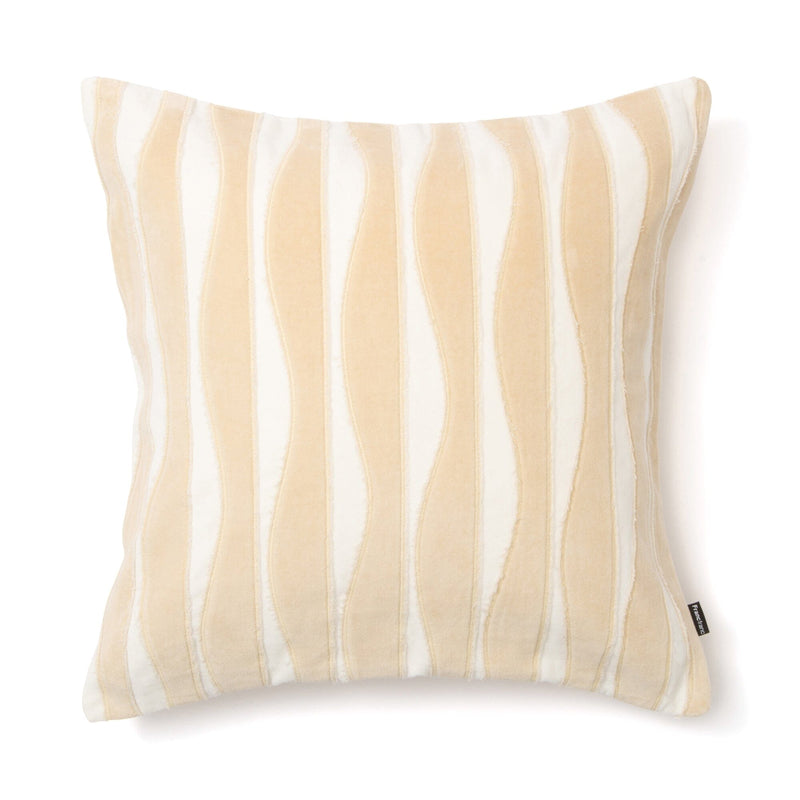 Velvet Aplq Cushion Cover 450 X 450 Ivory