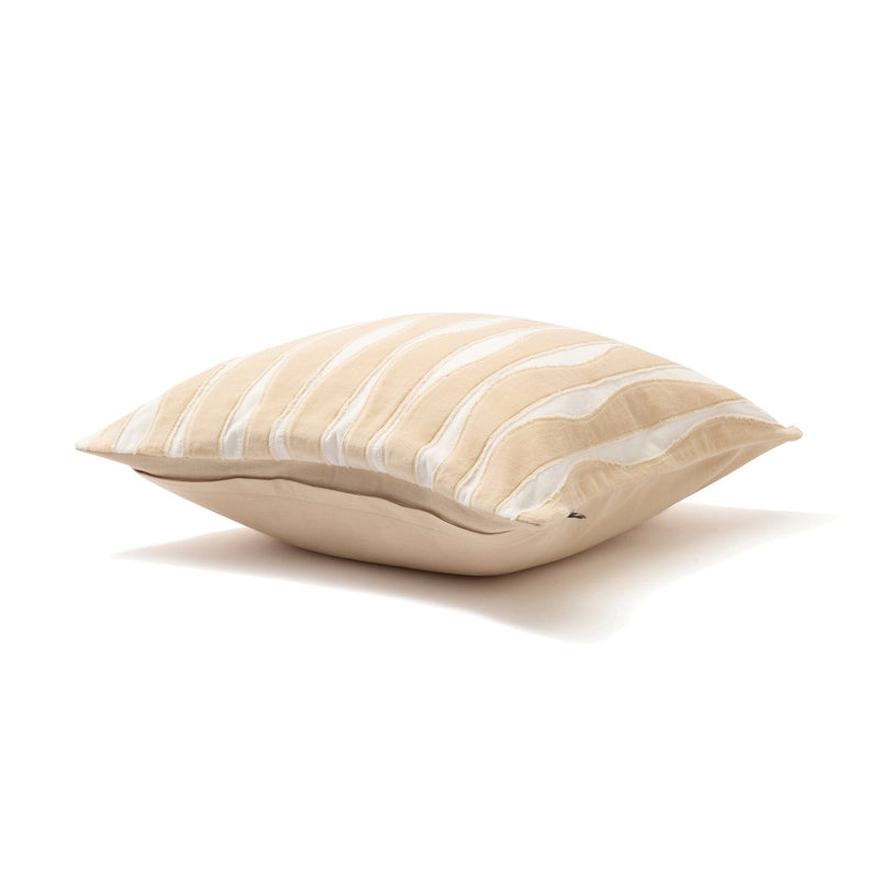 Velvet Aplq Cushion Cover 450 X 450 Ivory
