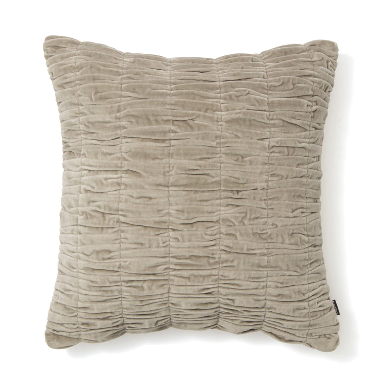 Velvet Gather Cushion cover 450 x 450 Green
