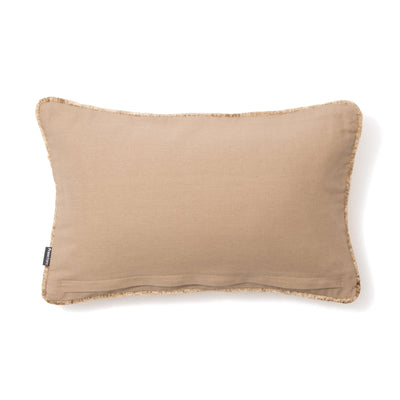 Emb Flower Cushion Cover 250 x  400 Beige
