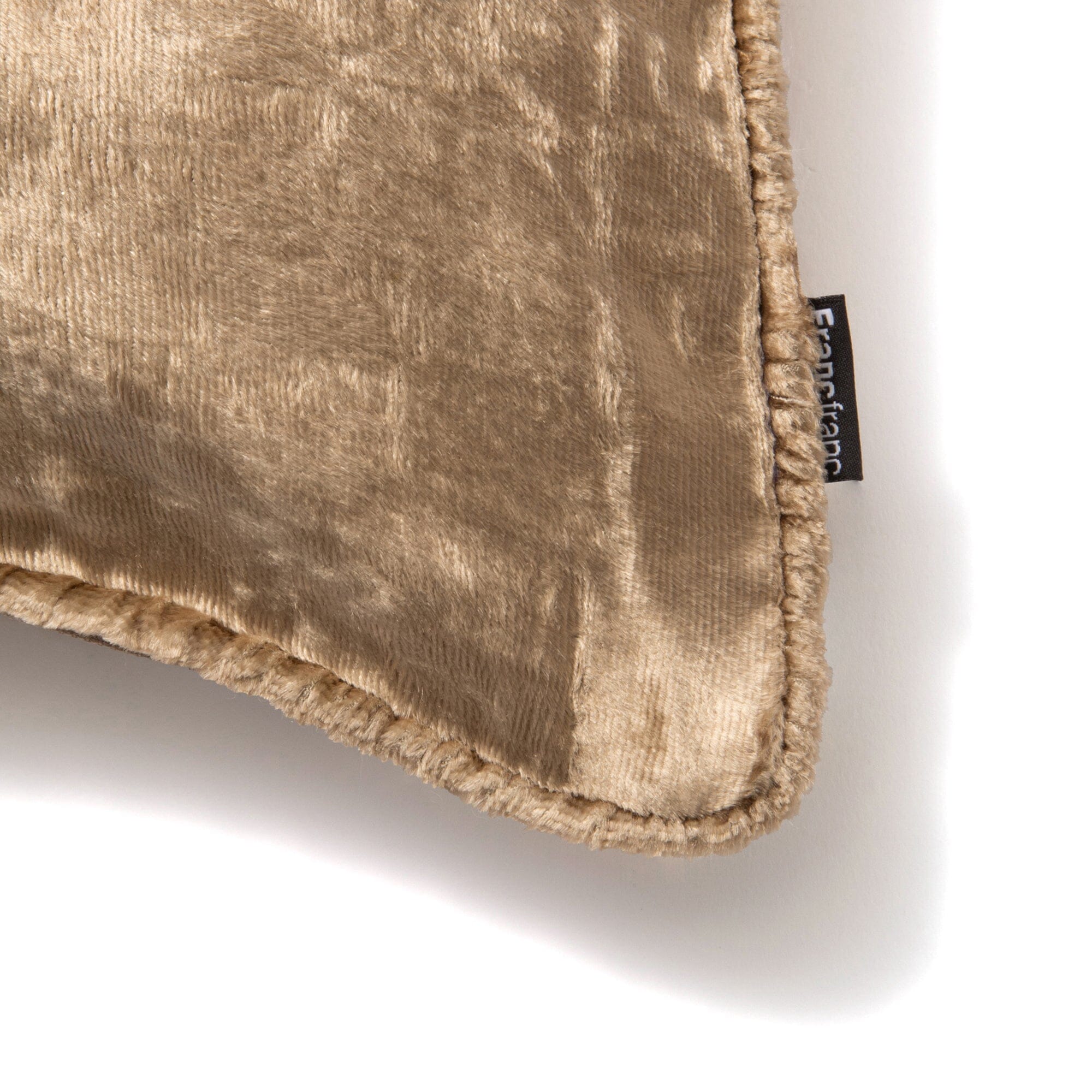 Emb Flower Cushion Cover 250 x  400 Beige