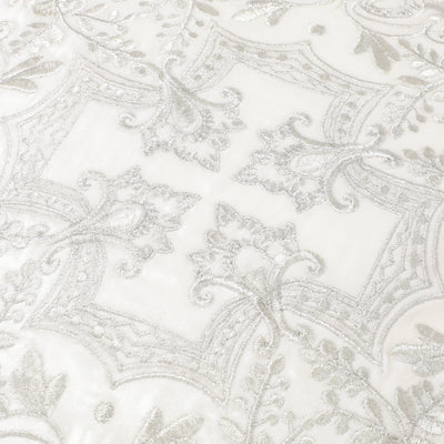 Emb Ornamentc Cushion Cover 450 X 450 White