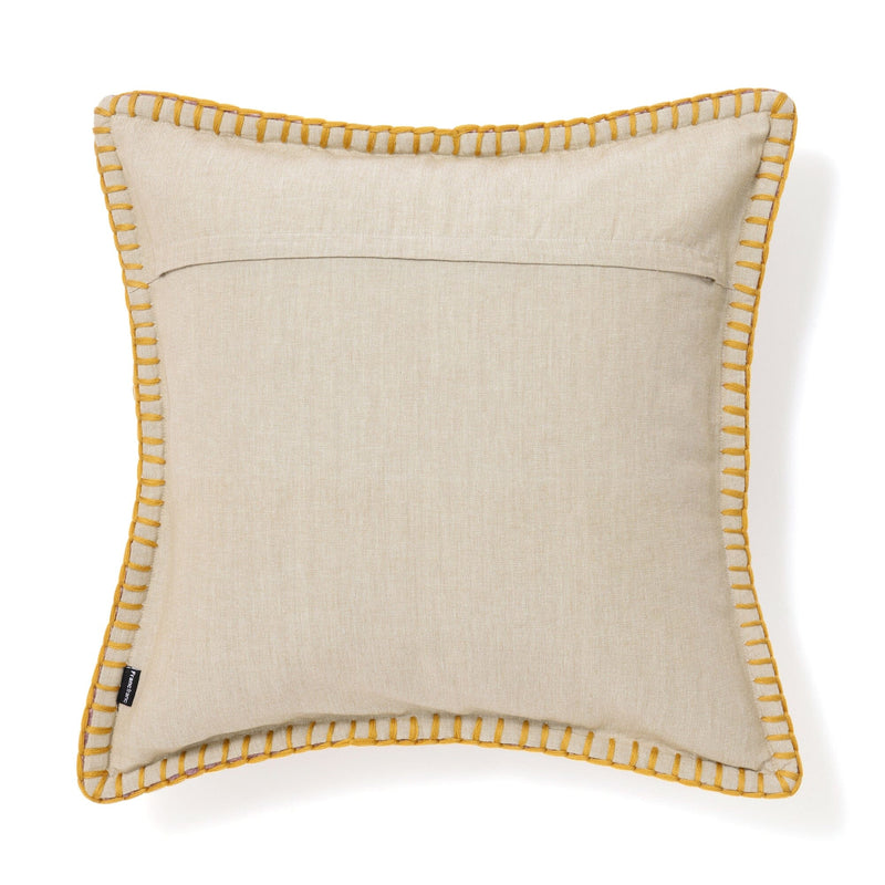 Solid Stitch Cushion Cover 450 x 450 Purple