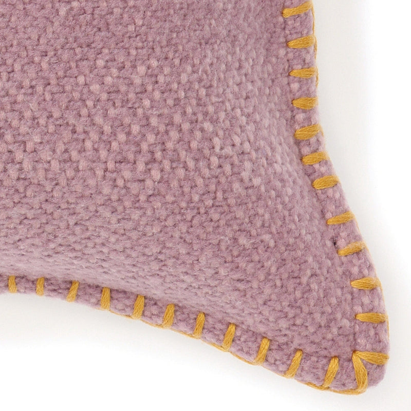 Solid Stitch Cushion Cover 450 x 450 Purple