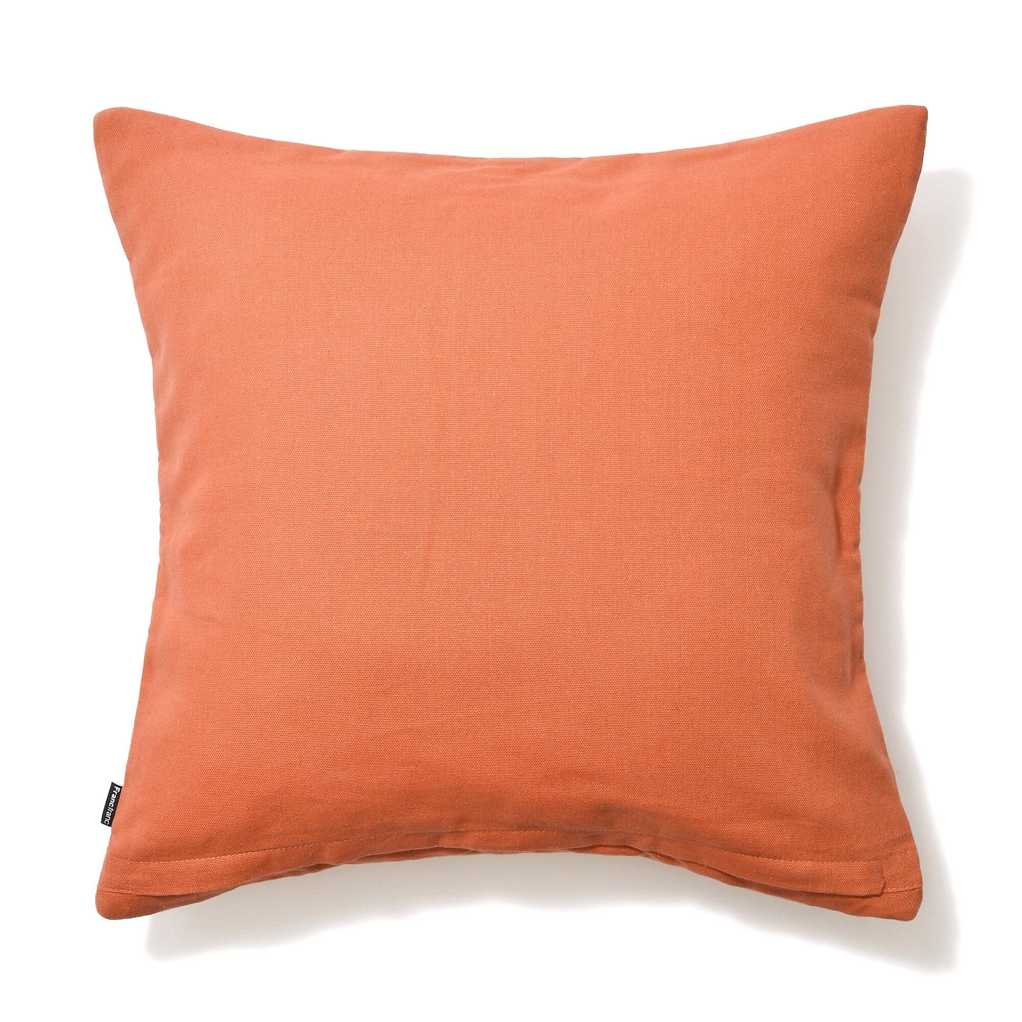 Geometric Quilt Cushion Cover 450 x 450 Orange