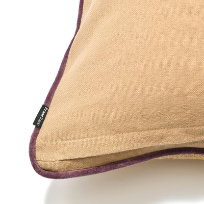 Weave Check Cushion Cover 450 x 450 Beige