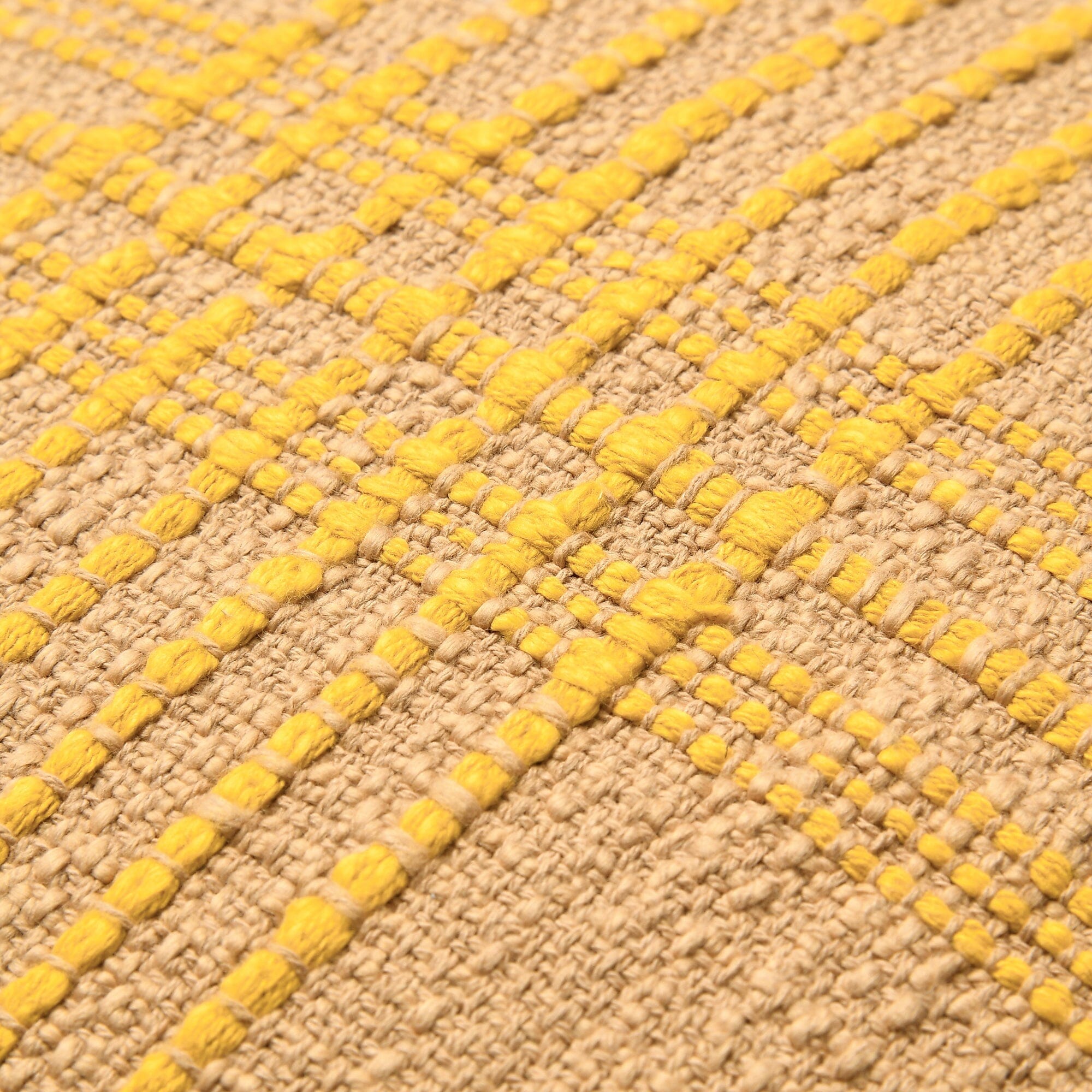 Weave Check Cushion Cover 450 x 450 Beige