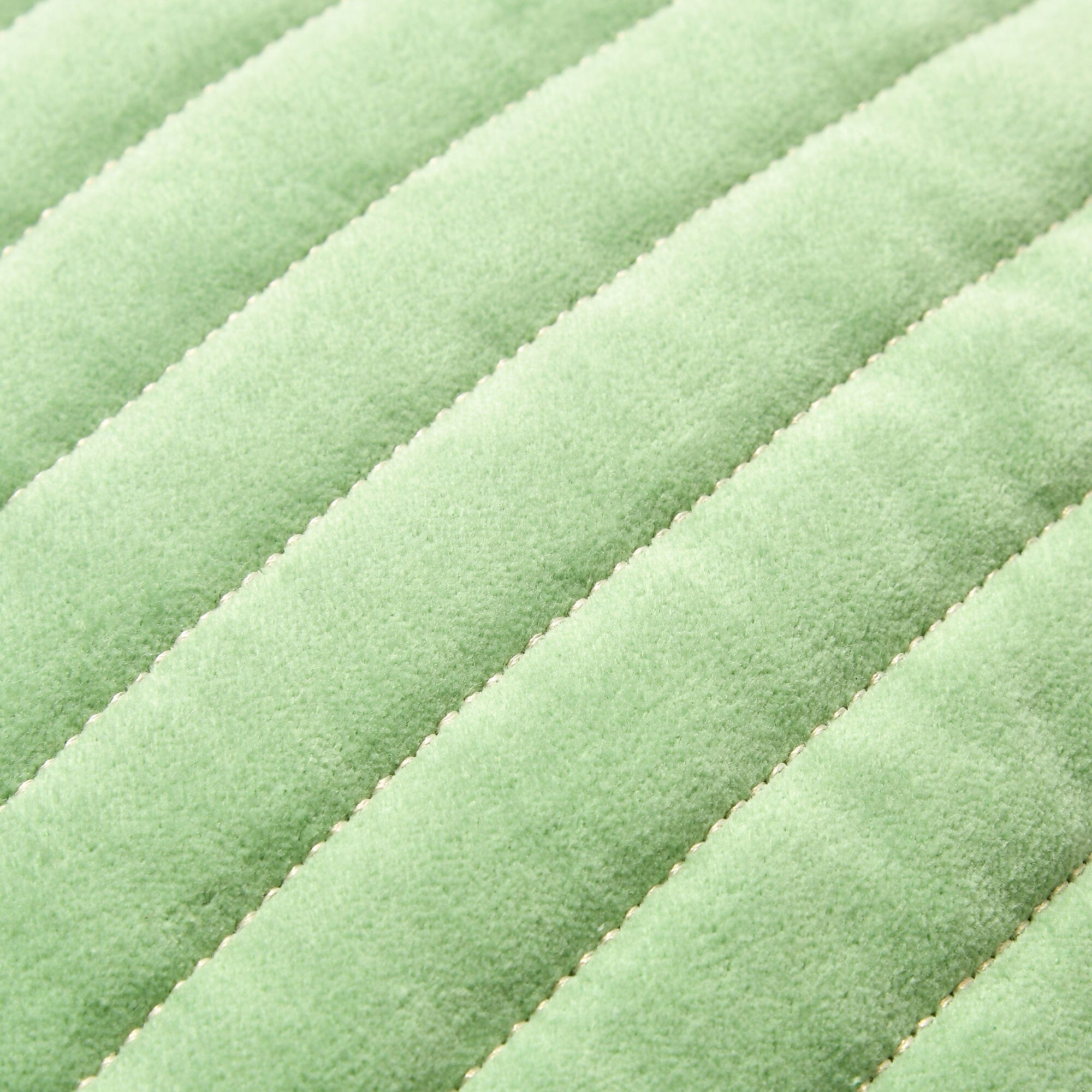 Quilted Stripe Cushion Cover 450 x 450 Green