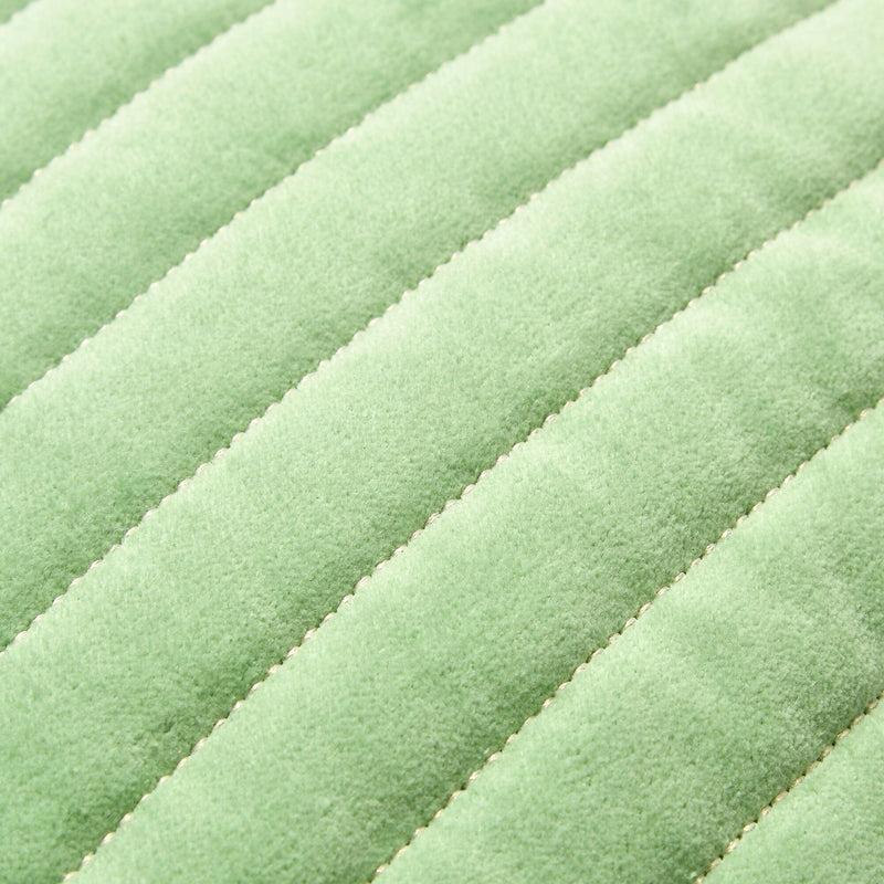 Quilted Stripe Cushion Cover 450 x 450 Green