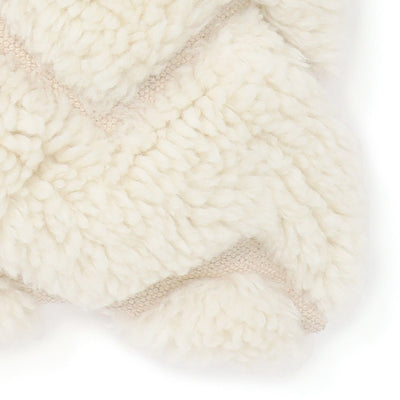 ZigZag Tufted Cushion Cover 450X450 White