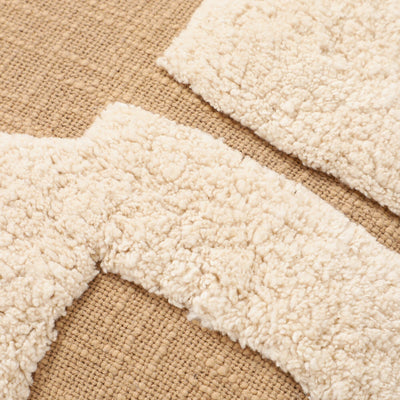 Tuft Geometric Cushion Cover 450 x 450 Beige