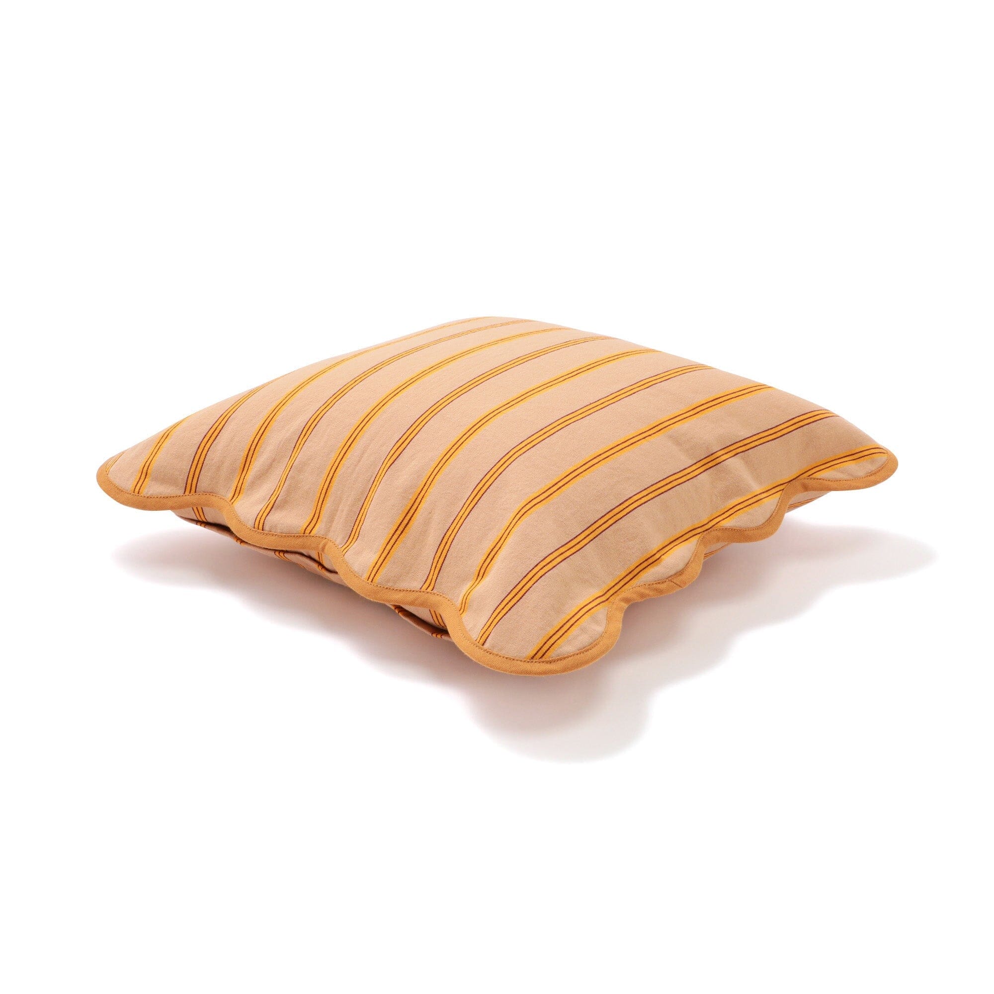 Stripe Wave Cushion Cover 450 x 450 Beige