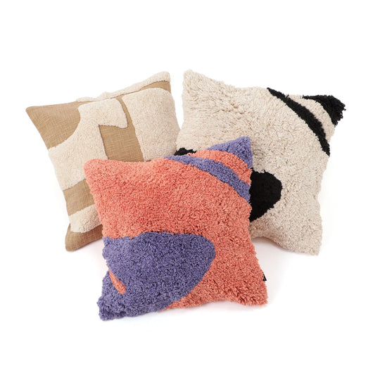 Tuft Drawing  C Cushion Cover 450X450 White