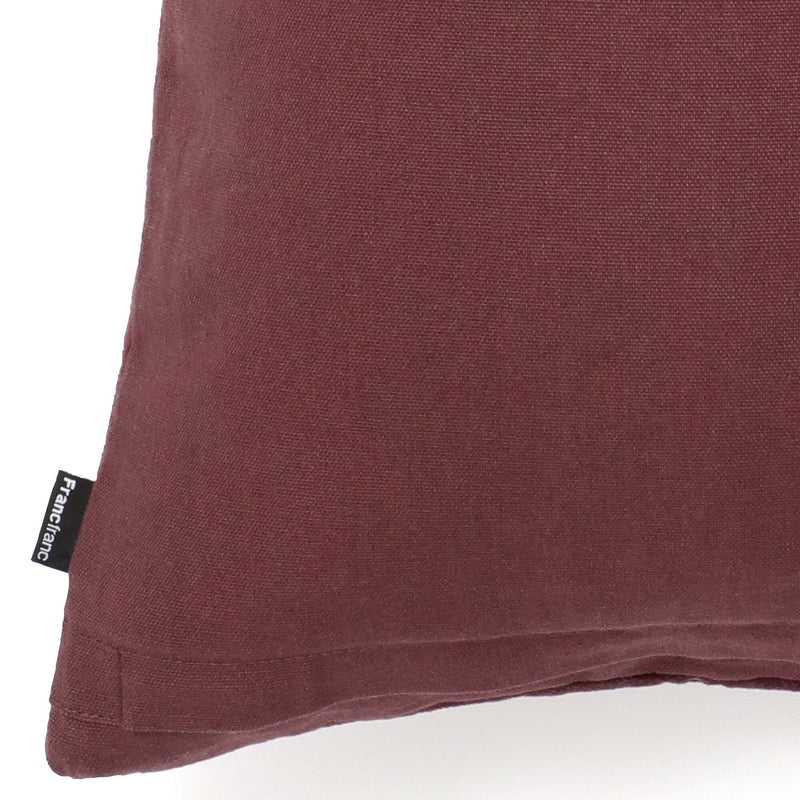 Geometric Quilt Cushion Cover 450 x 450 Brown