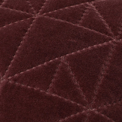 Geometric Quilt Cushion Cover 450 x 450 Brown