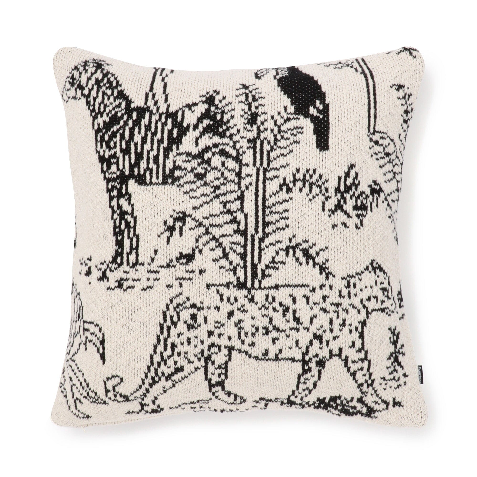 動物針織咕臣套 450 X 450 白色