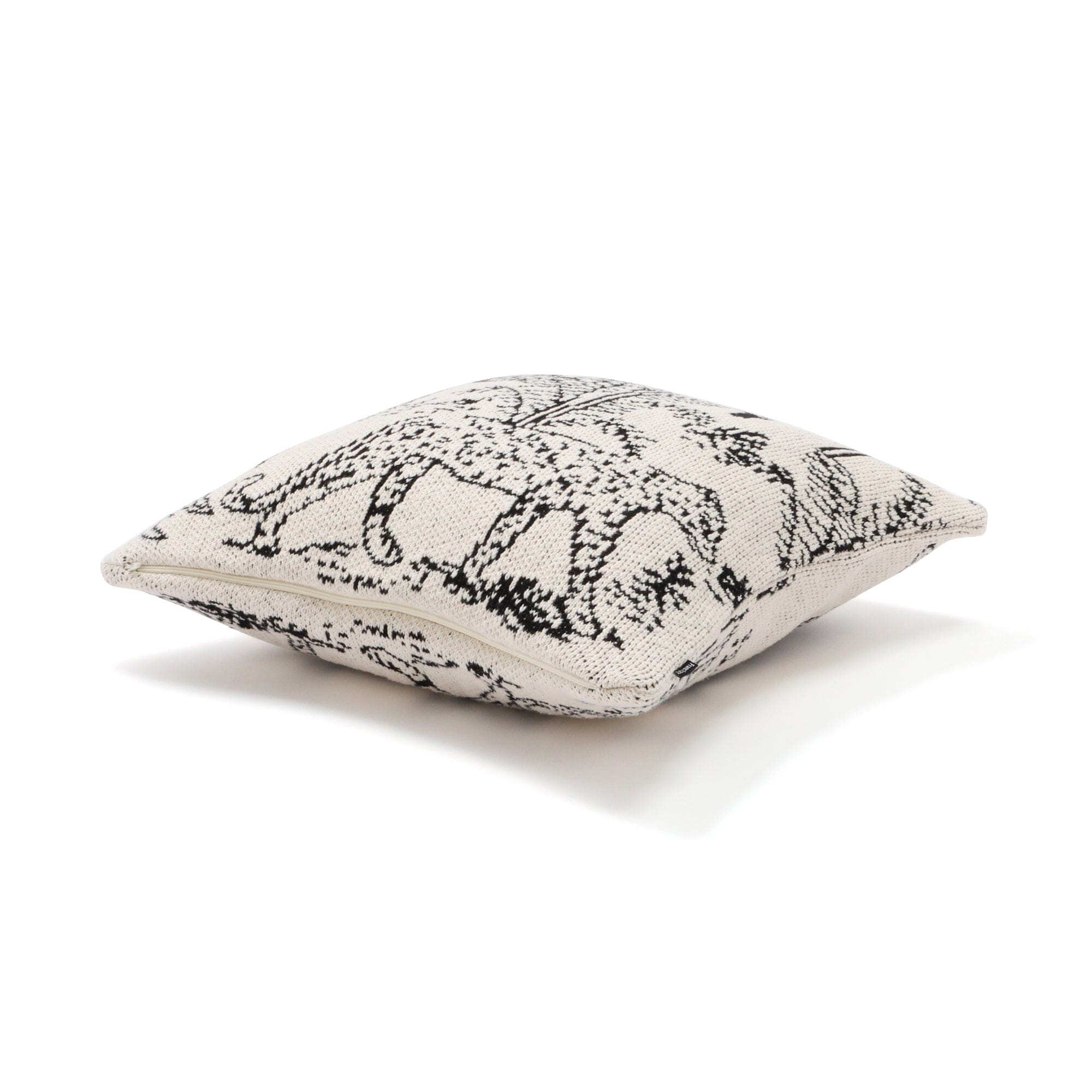 動物針織咕臣套 450 X 450 白色