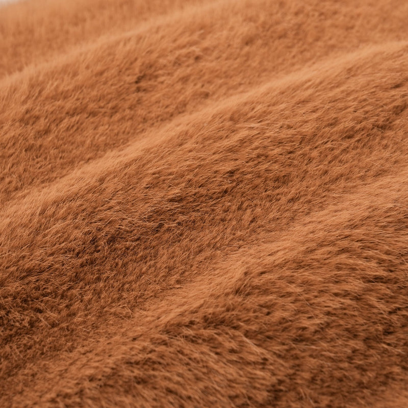 Fur K Cushion Cover 450X450 Brown