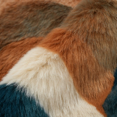 Fur Cushion Cover 450 X 450 Multi