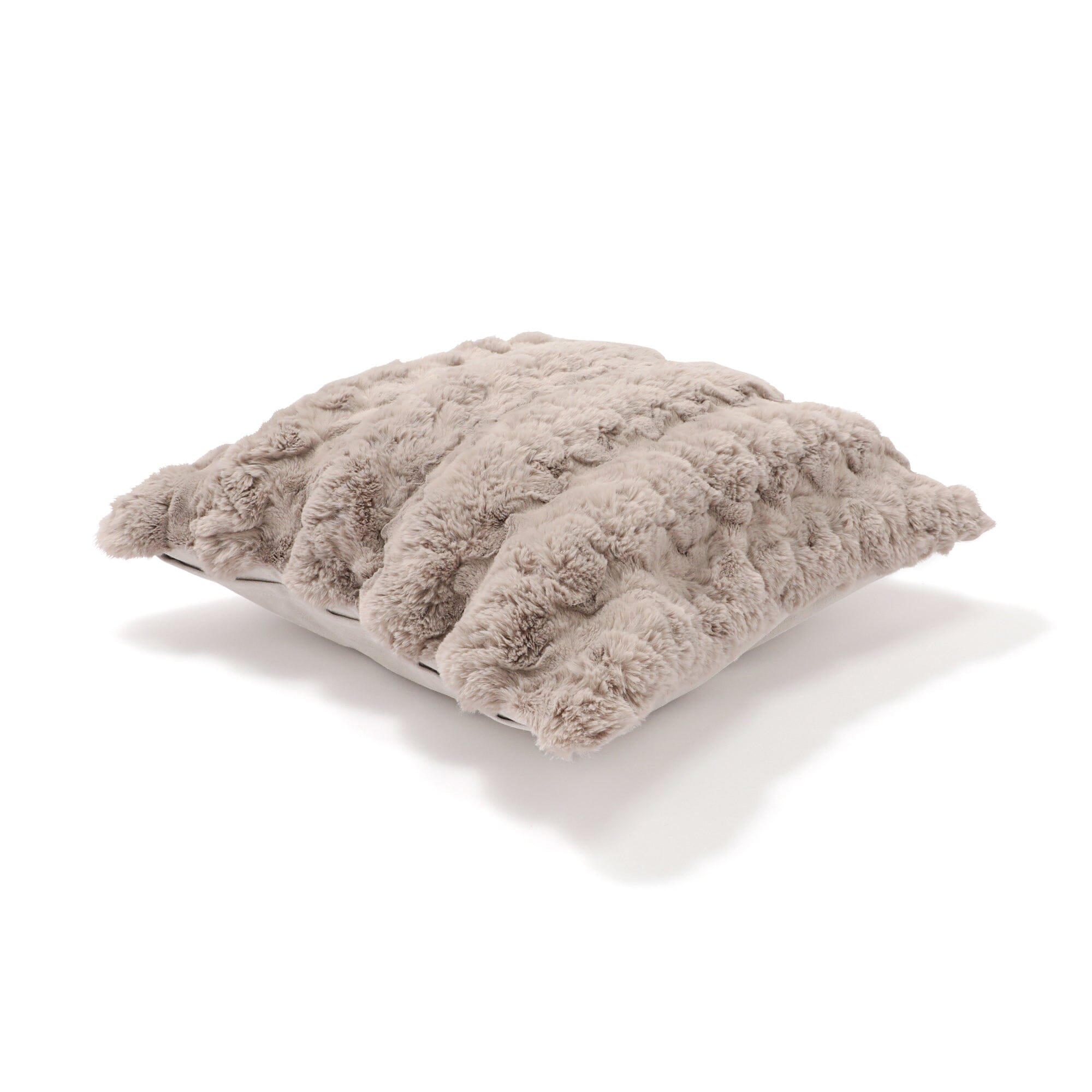Fur C Cushion Cover 450X450 Grey