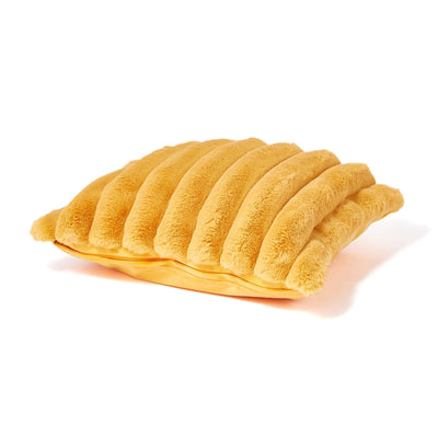 Fur J Cushion Cover 450X450 Yellow