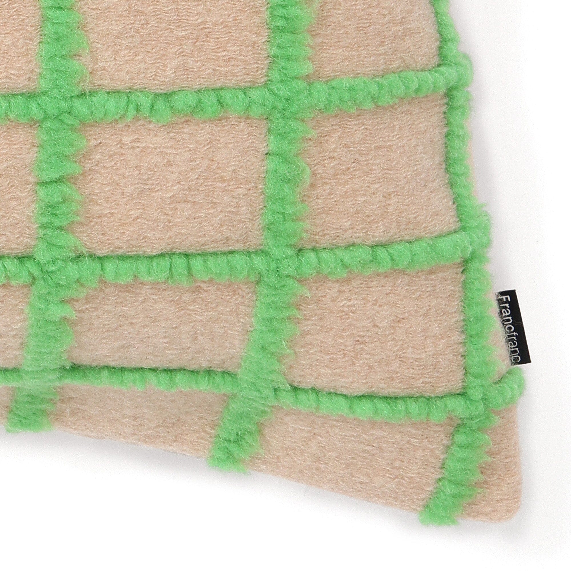 Boa Windowpane Cushion Cover 450 x 450 Beige