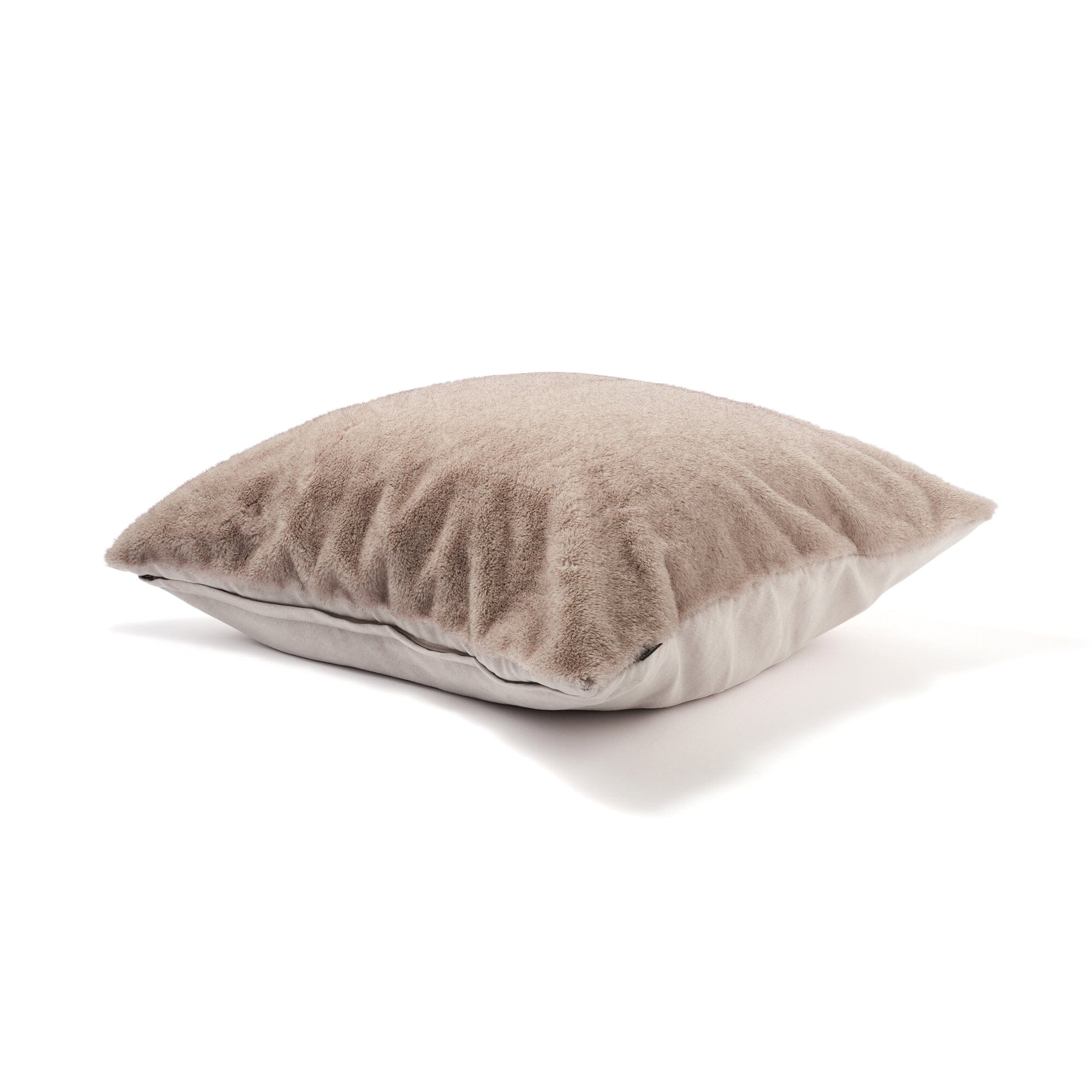 Fur Cushion Cover 600X600 Beige