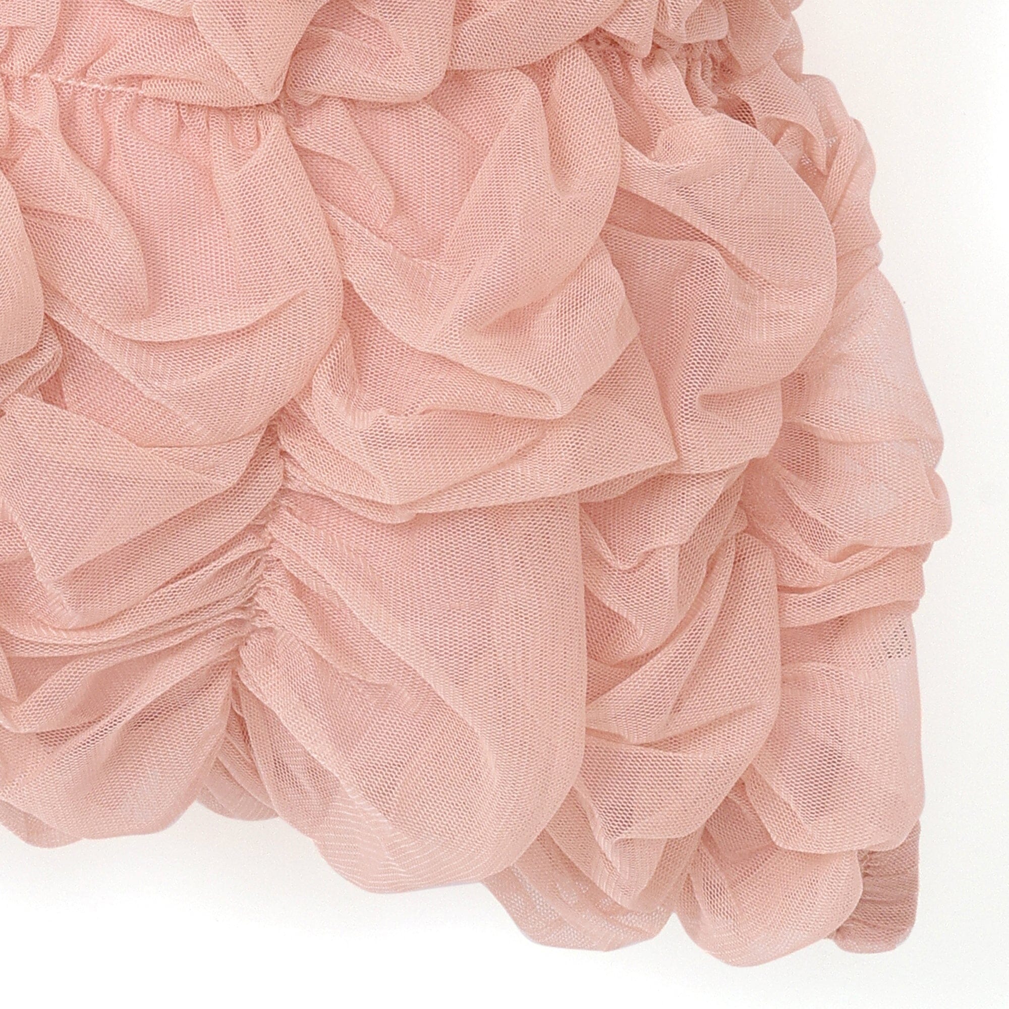 Smocking Tulle Cushion Cover 450 X 450 Pink