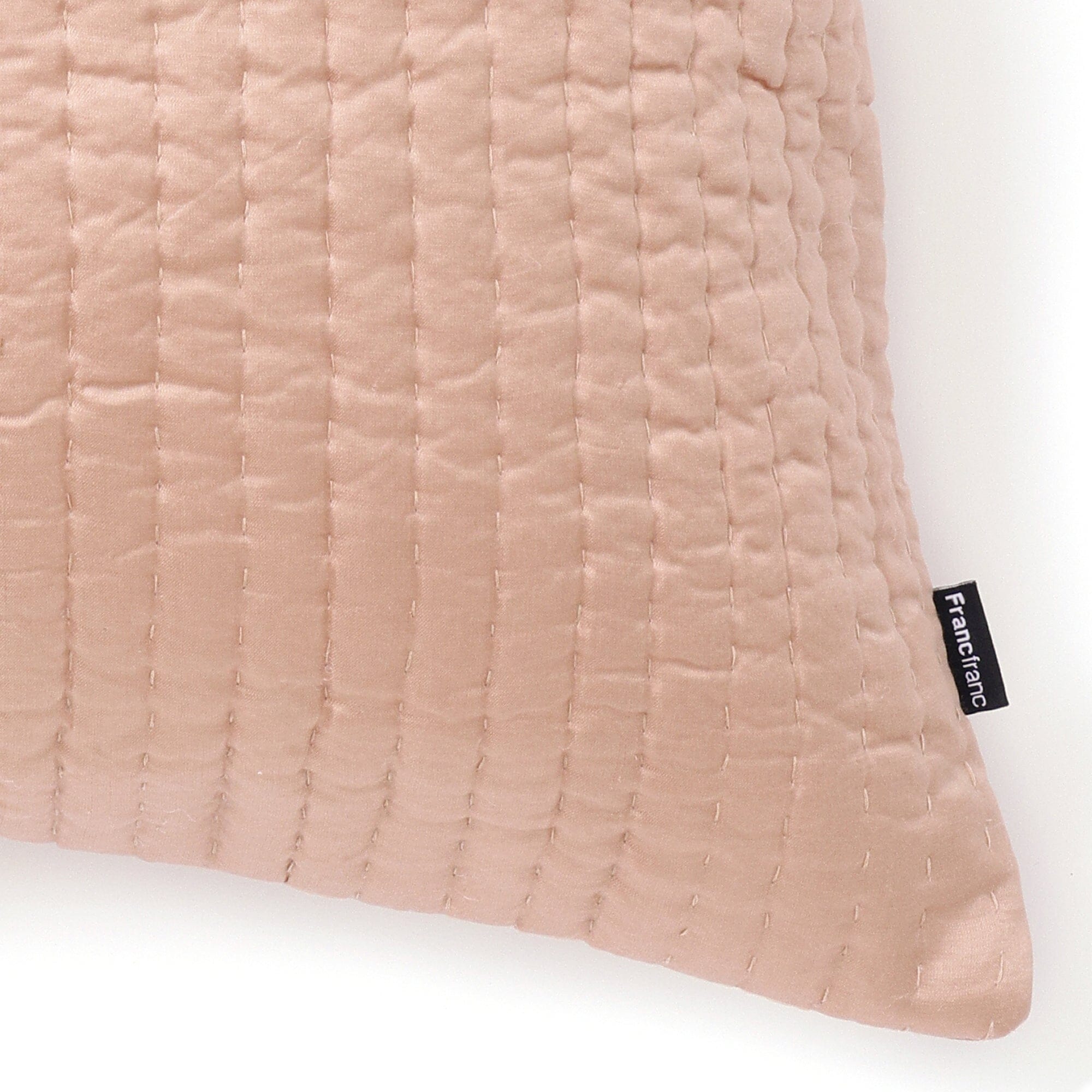 Shiny Stitch Cushion Cover 450X450 Pink