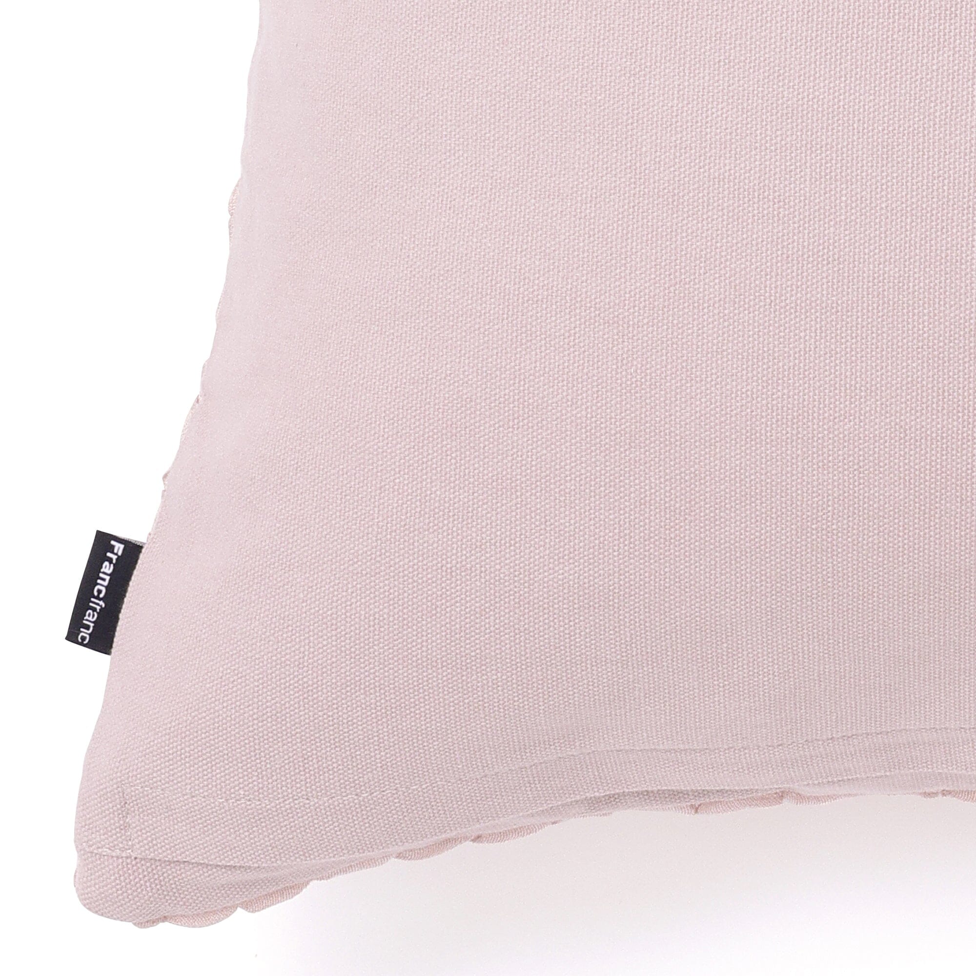 Solid Gathered Cushion Cover 450X450 Pink