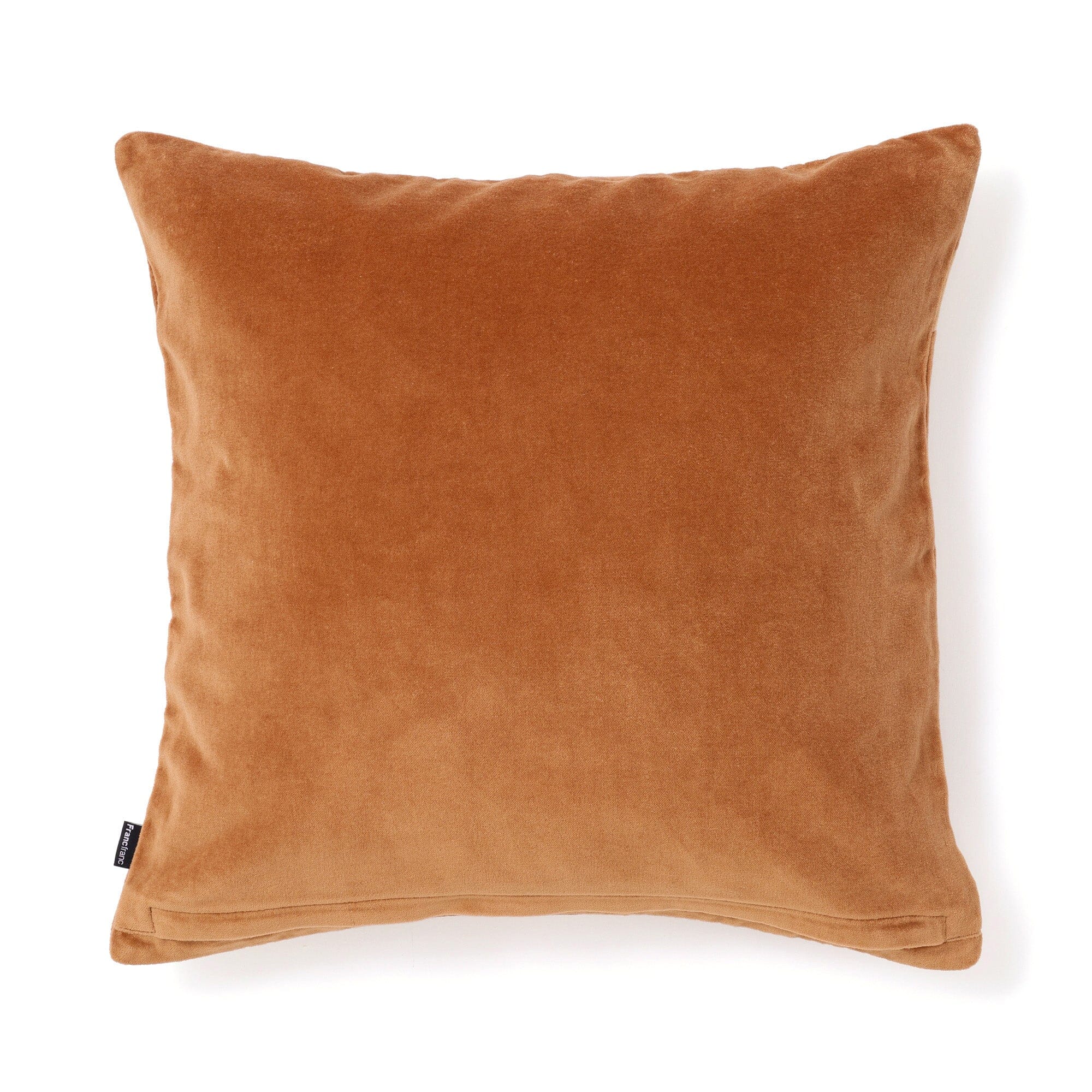 Velvet Stripe Cushion Cover 450X450 Brown X Beige