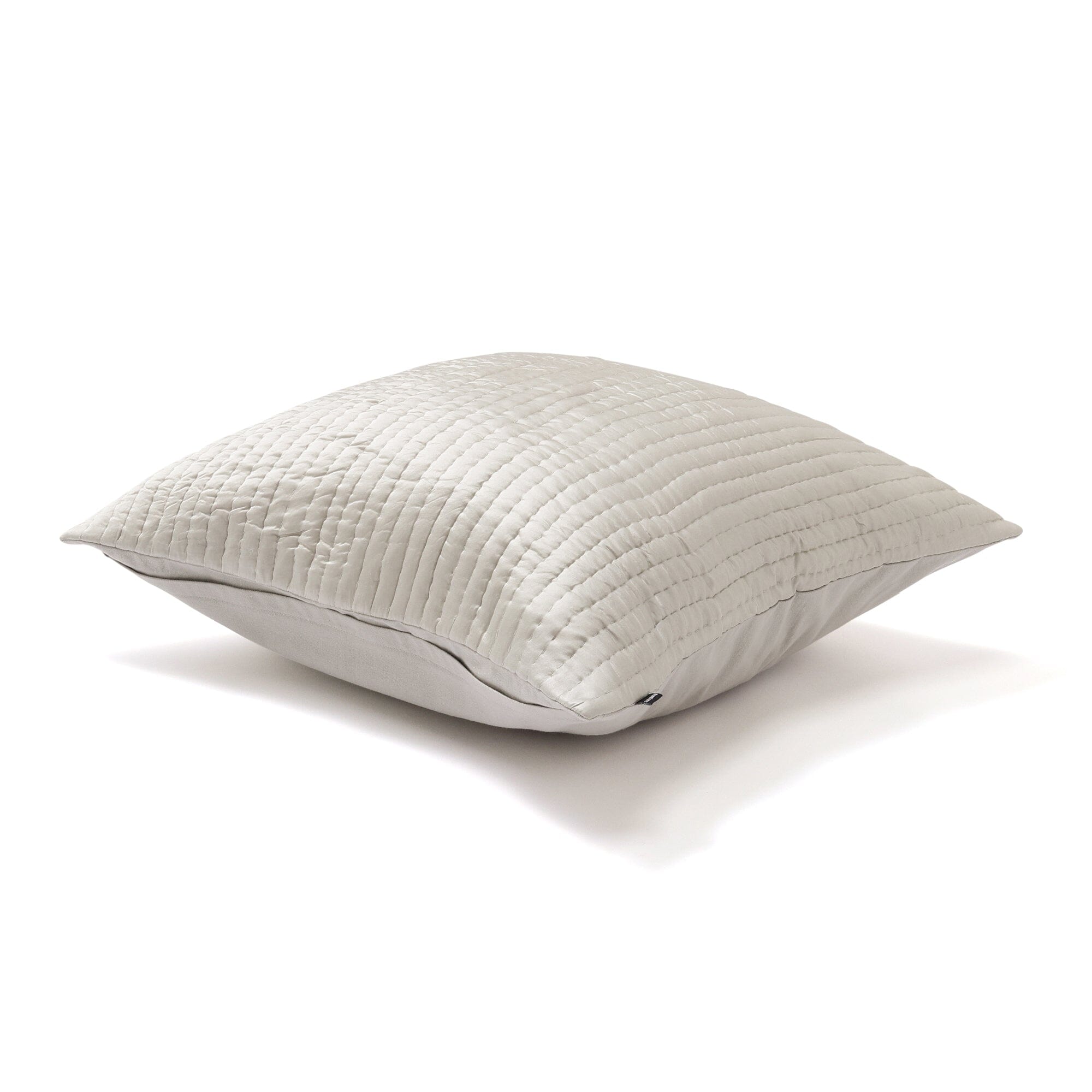 Shiny Stitch Cushion Cover 600X600 Light Green