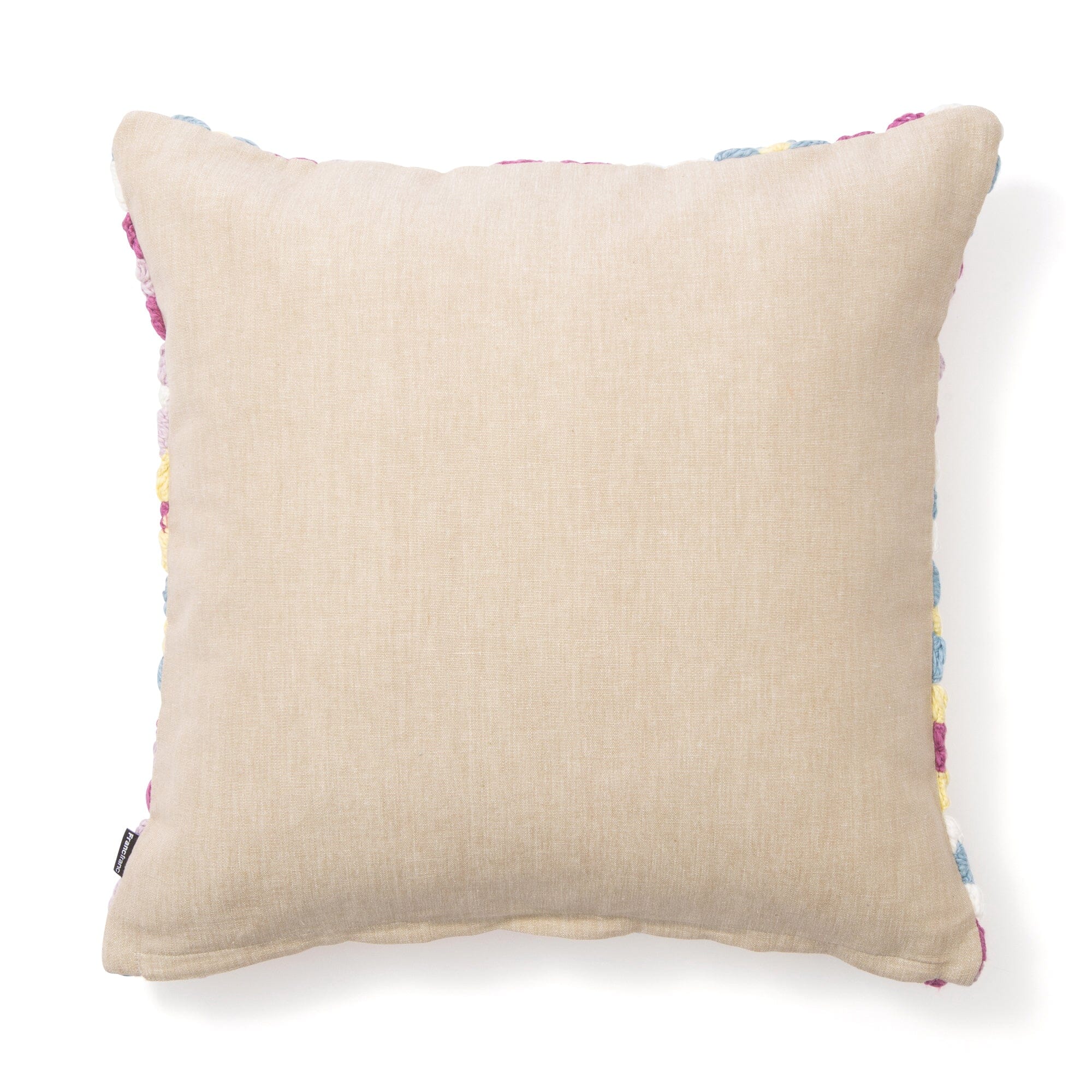 Crochet Flower Cushion Cover 450X450 Multi