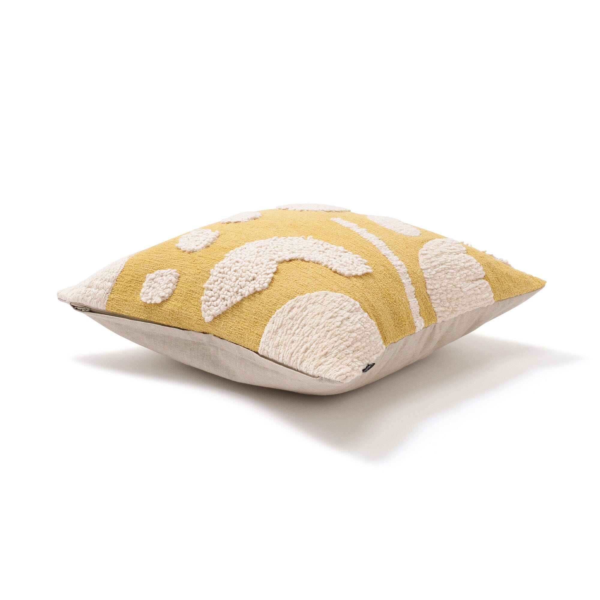 Drawing Emb Cushion Cover 450X450 Yellow