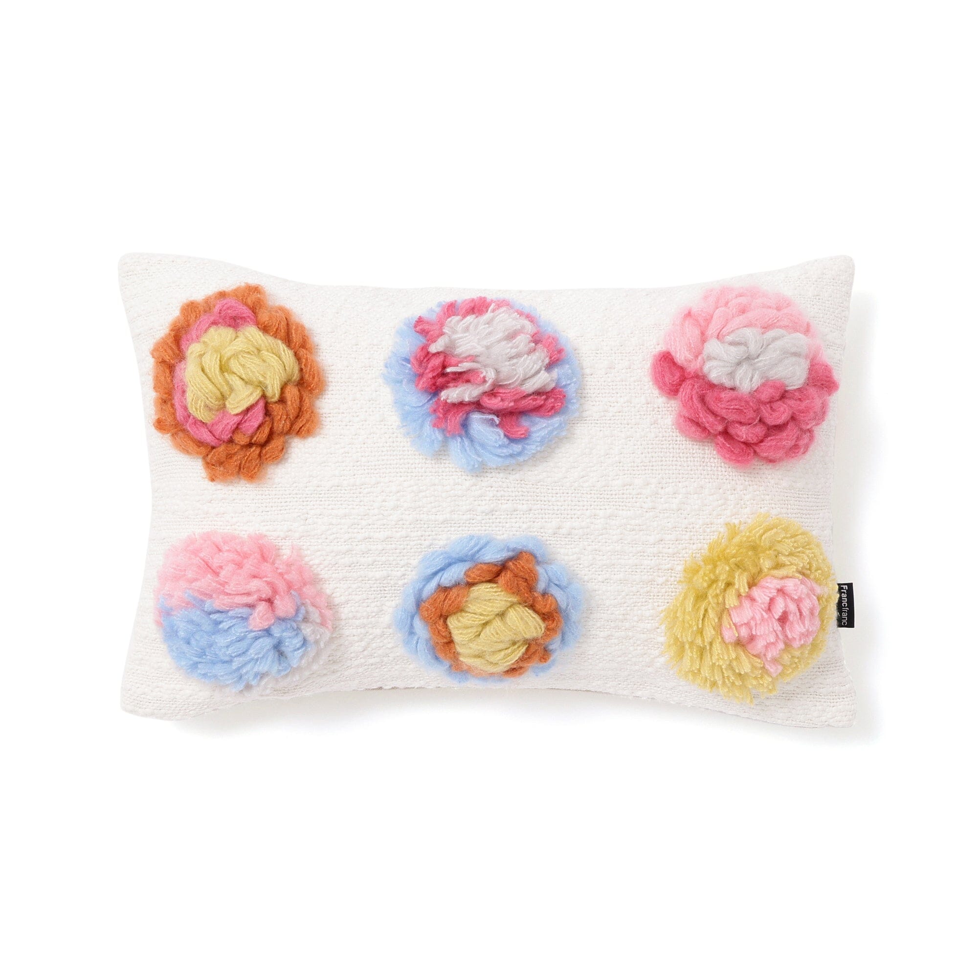 Colorful Pom Pom Cushion Cover 400 X 250 Multi