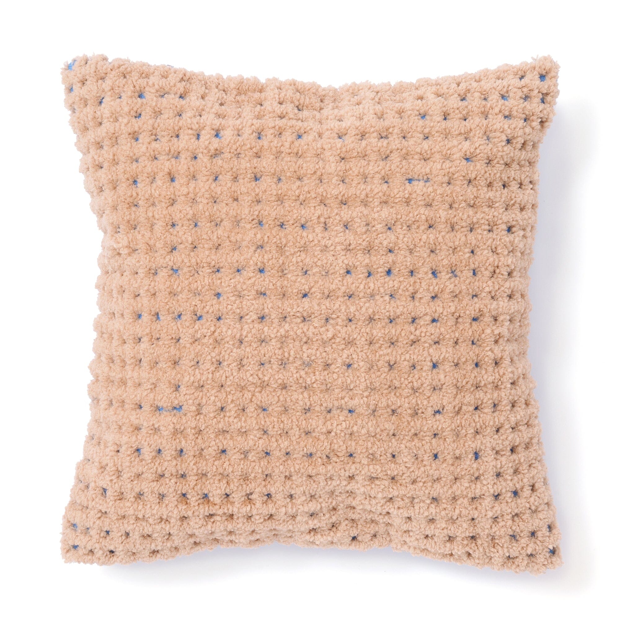 Tuft Check Cushion Cover 450X450 Pink X Blue