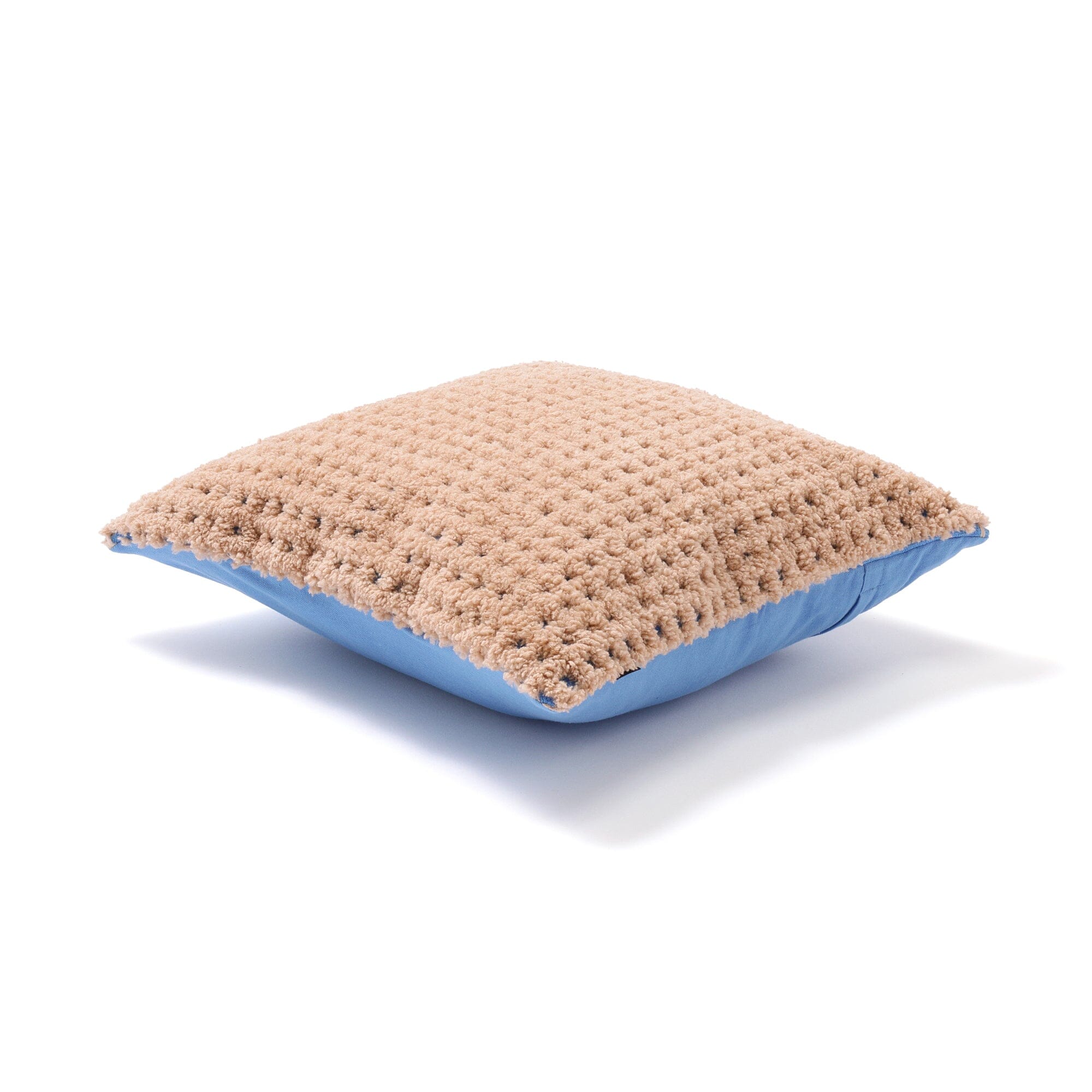 Tuft Check Cushion Cover 450X450 Pink X Blue