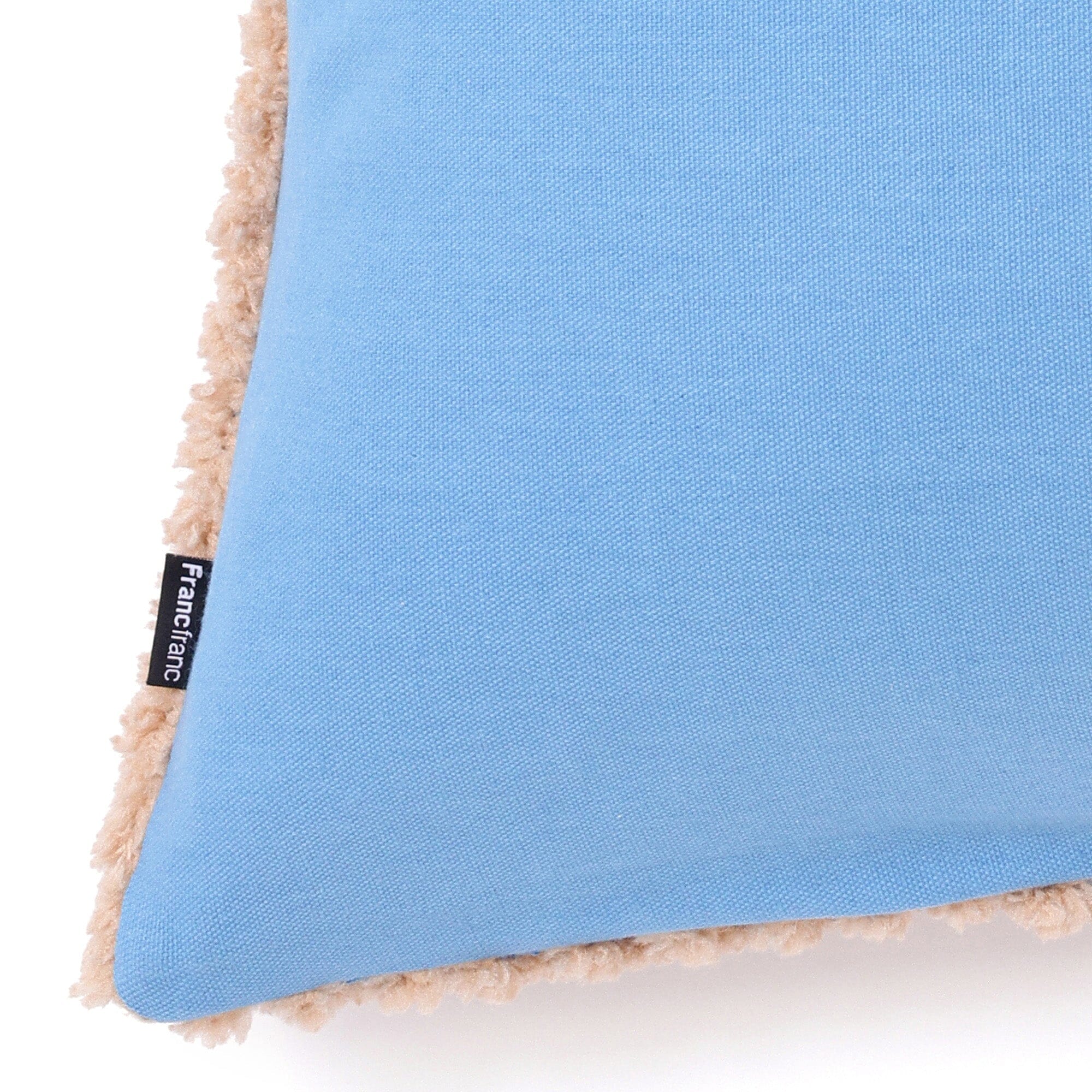Tuft Check Cushion Cover 450X450 Pink X Blue