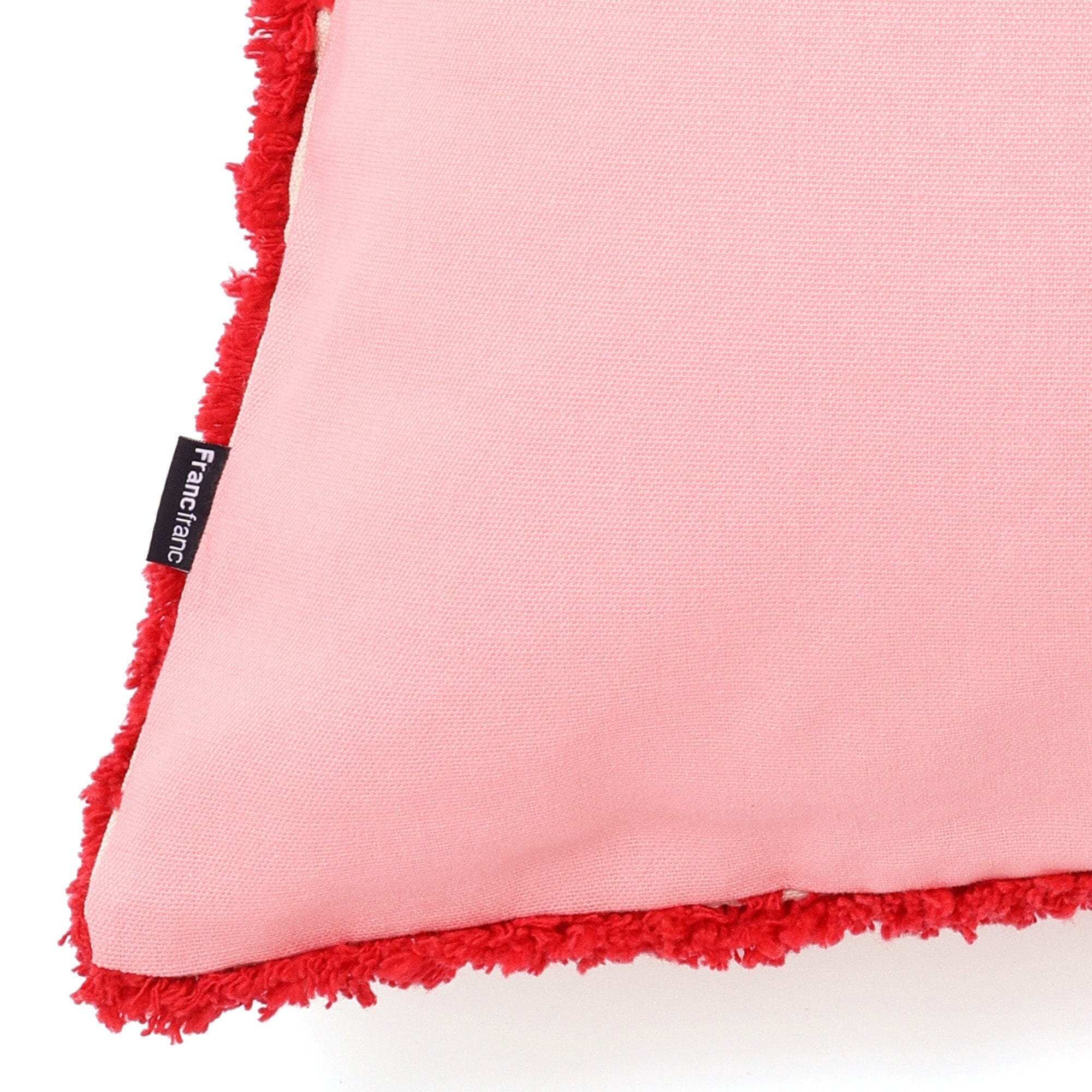 Tuft Art Cushion Cover 450X450 Red X Pink