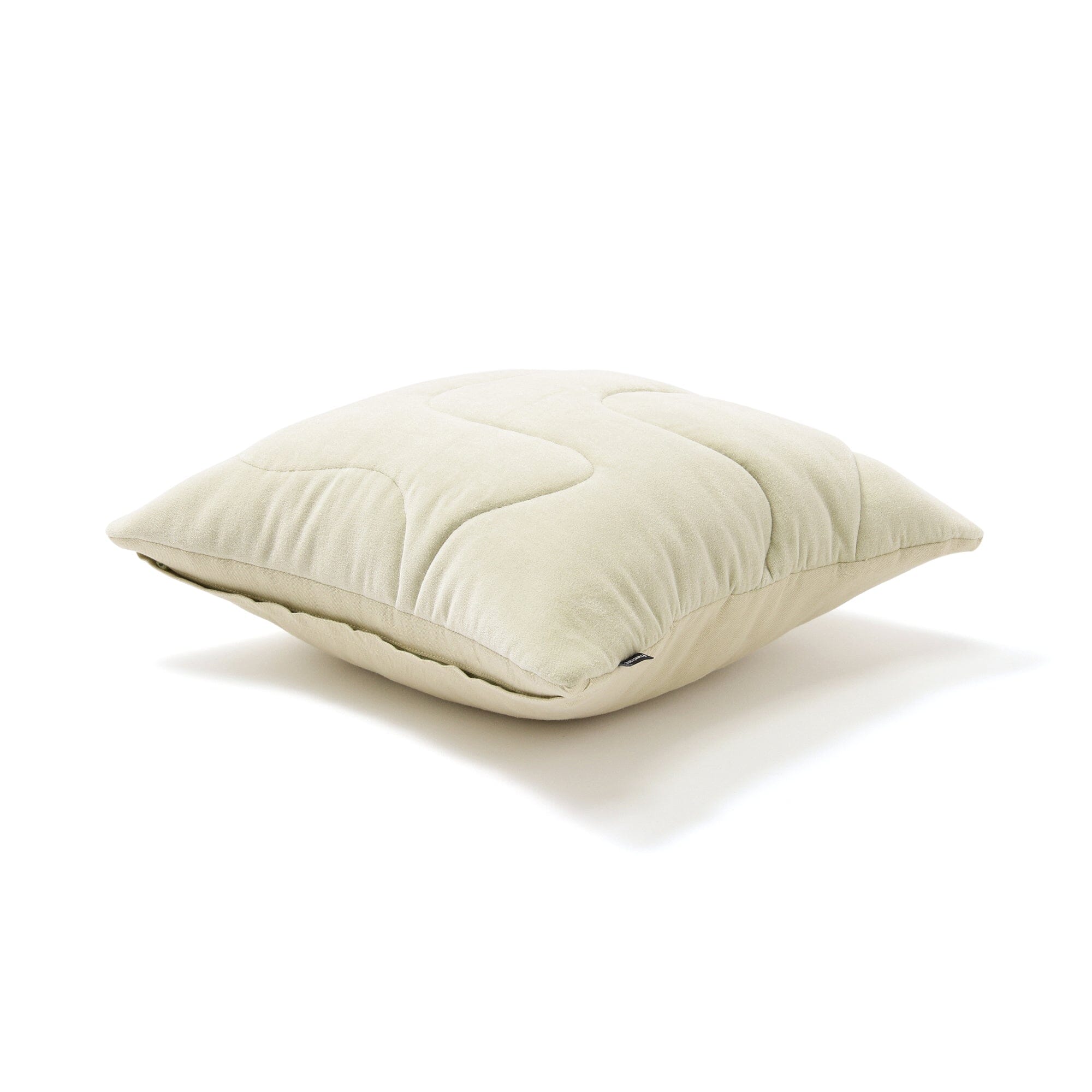 Drawing Quilt Cushion Cover 450X450 Light Green