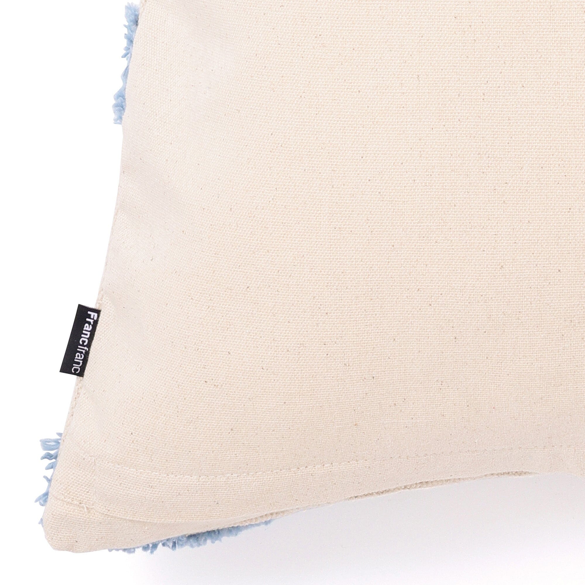 Tuft Drawing Cushion Cover 450X450 Blue