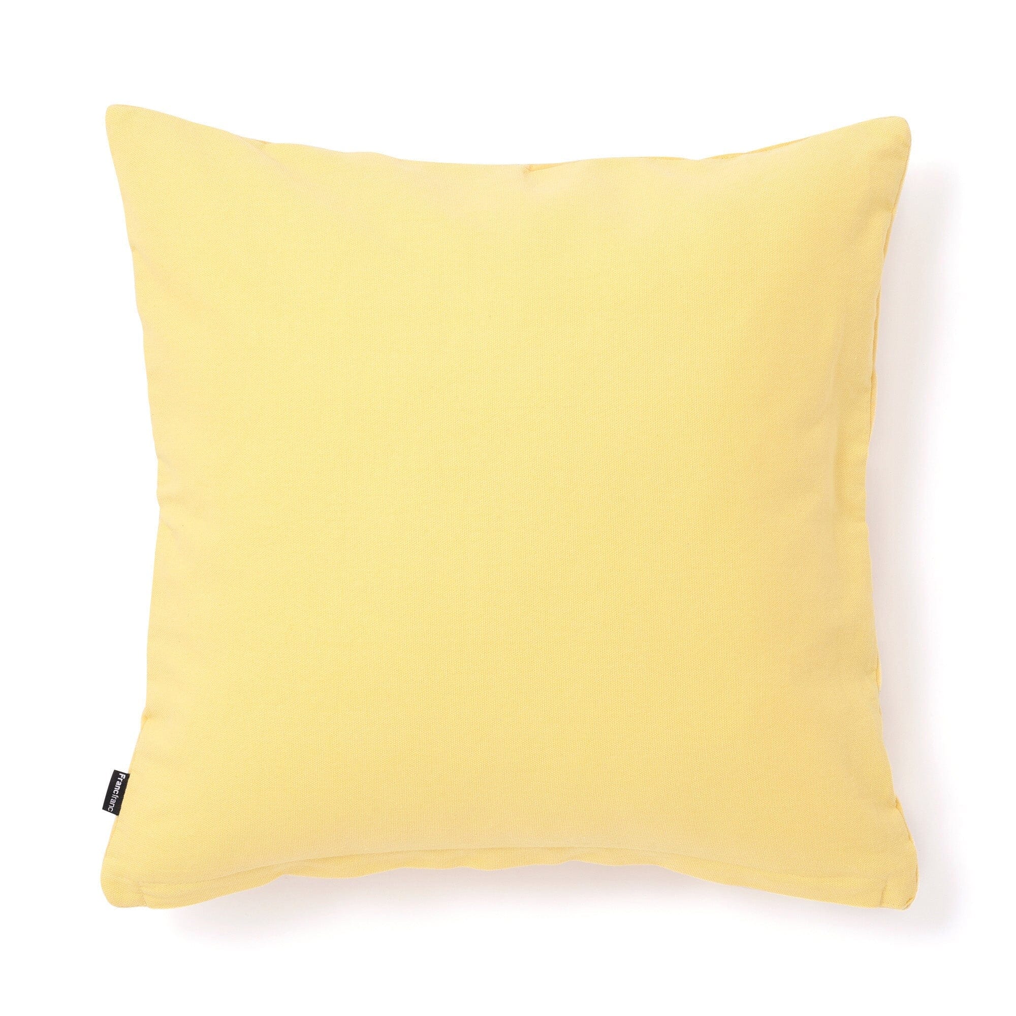 Cord Drawing Cushion Cover 450X450 Yellow