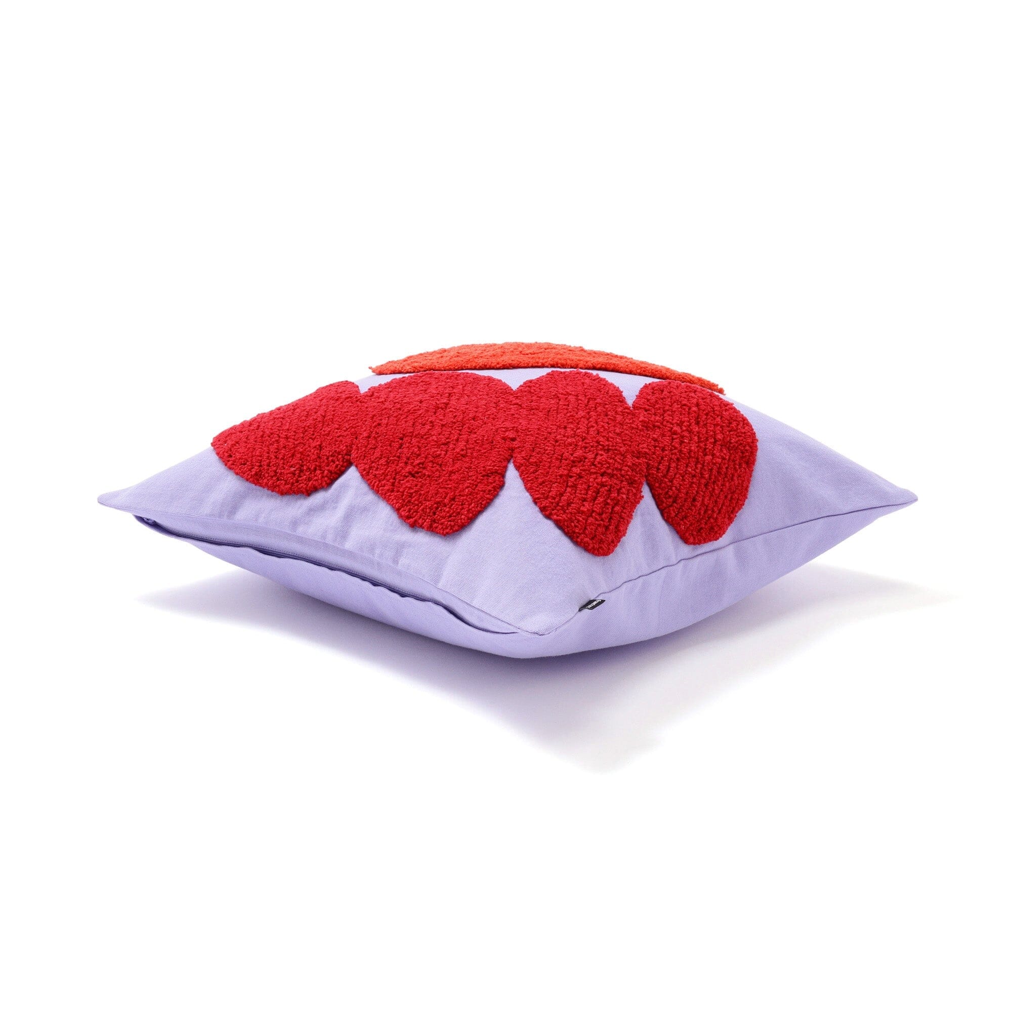 Tuft Art Cushion Cover 450X450 Purple