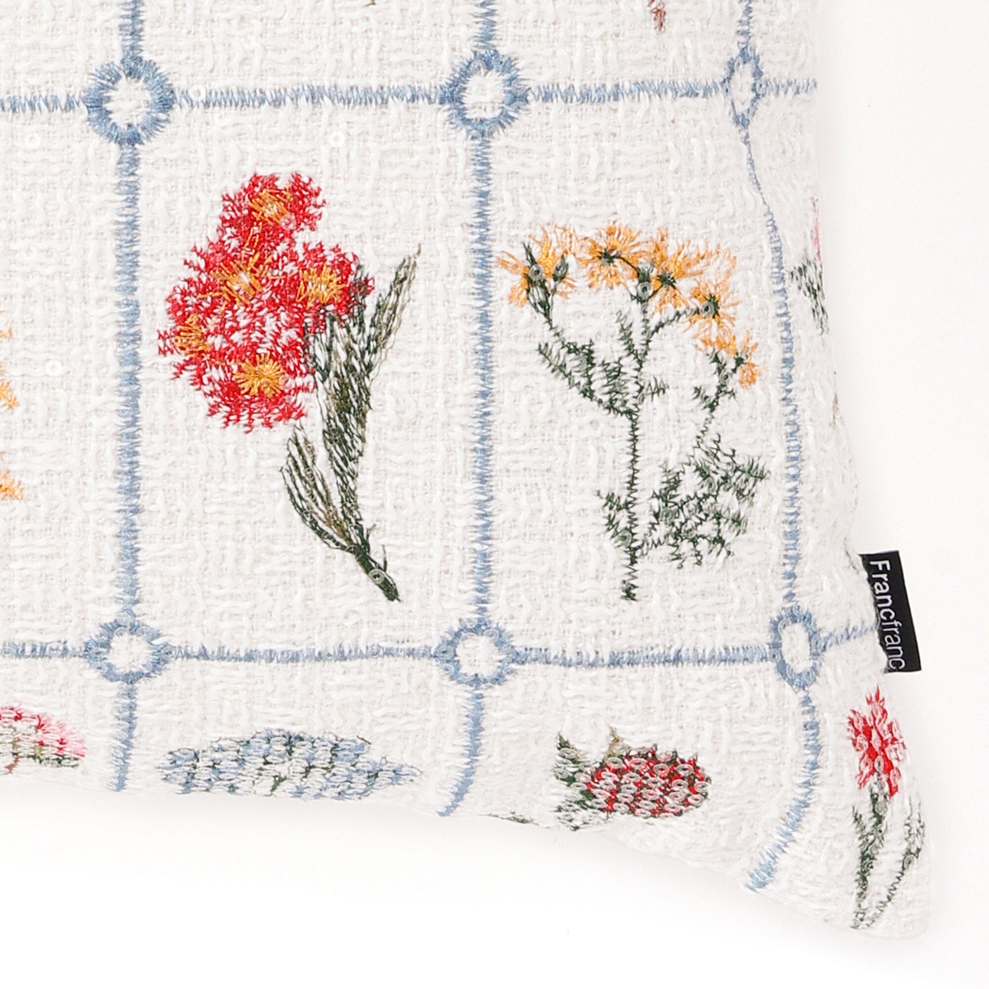 Spangle  Flower Cushion Cover 450X450 Multi