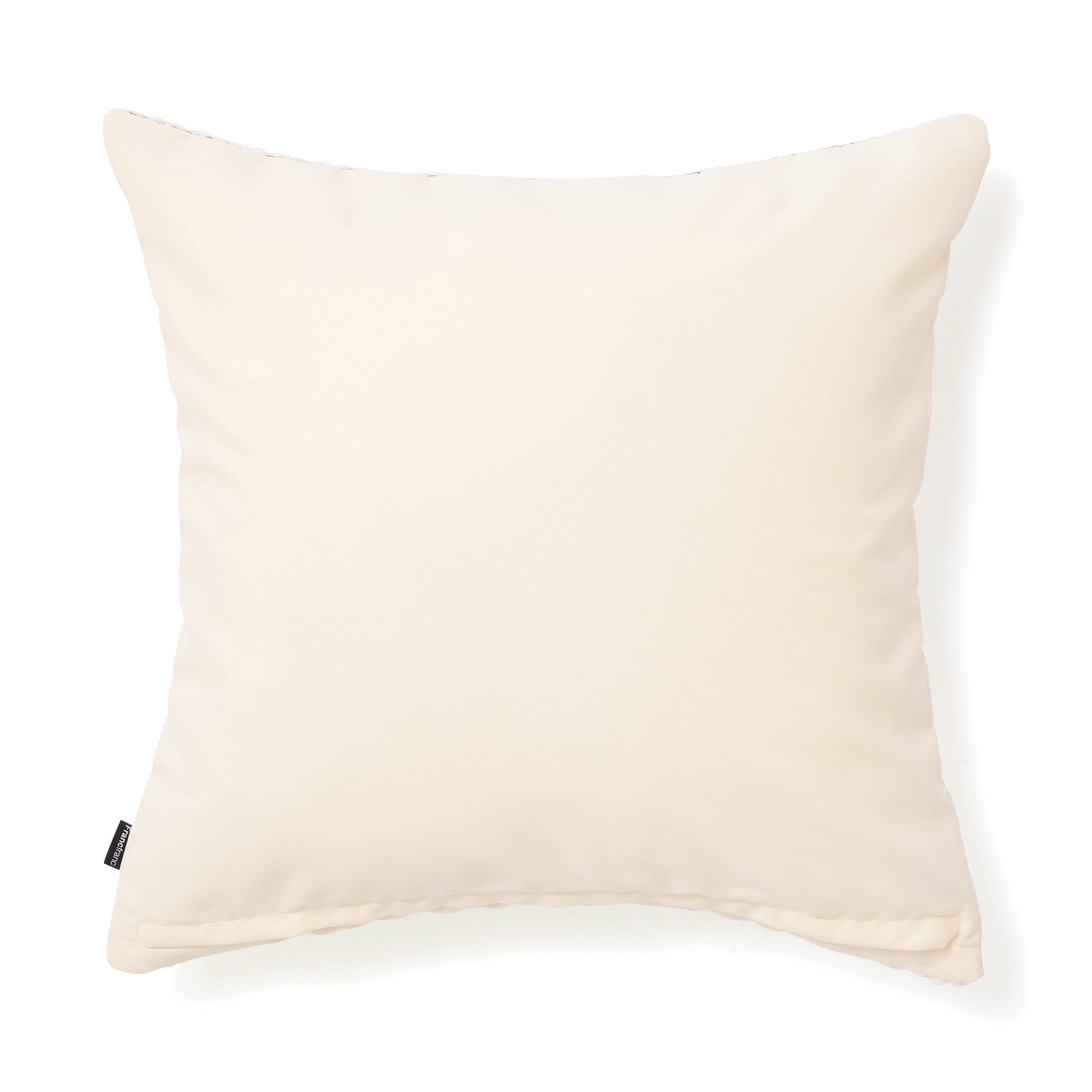 Monochrome Tweed Cushion Cover 450X450 White X Black