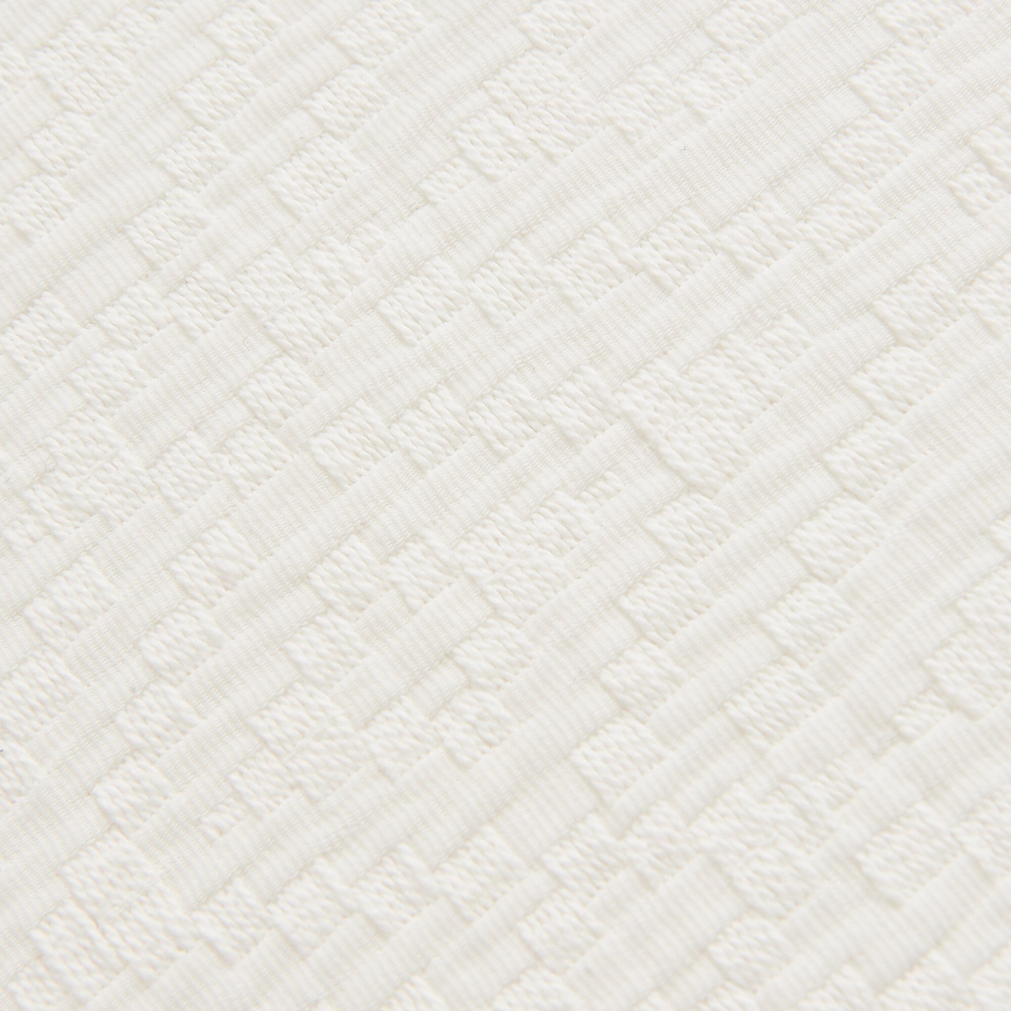 Diamond Fringe Cushion Cover 600X600 White